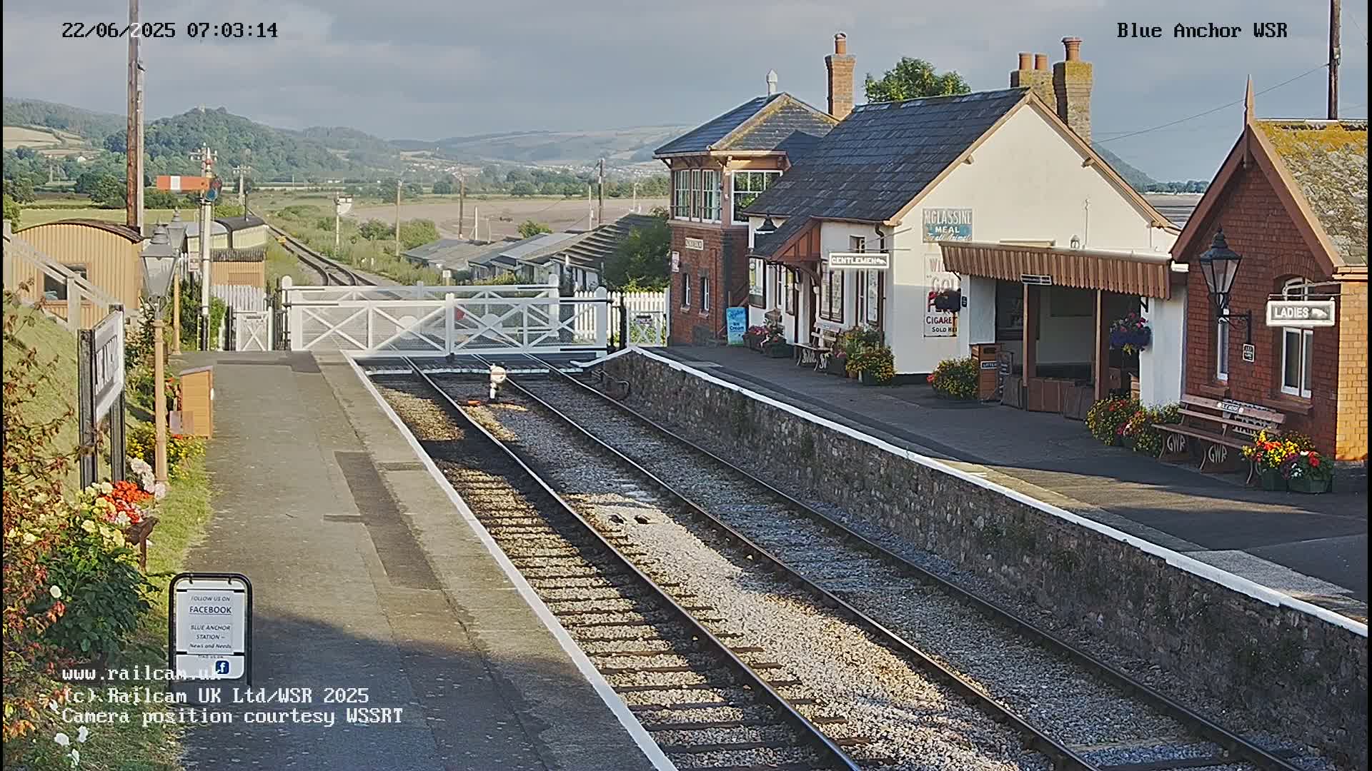 West Sommerset Railway Blue Anchor Station Live Cam - Somerset West and Taunton, Sommerset, South West, England, United Kingdom