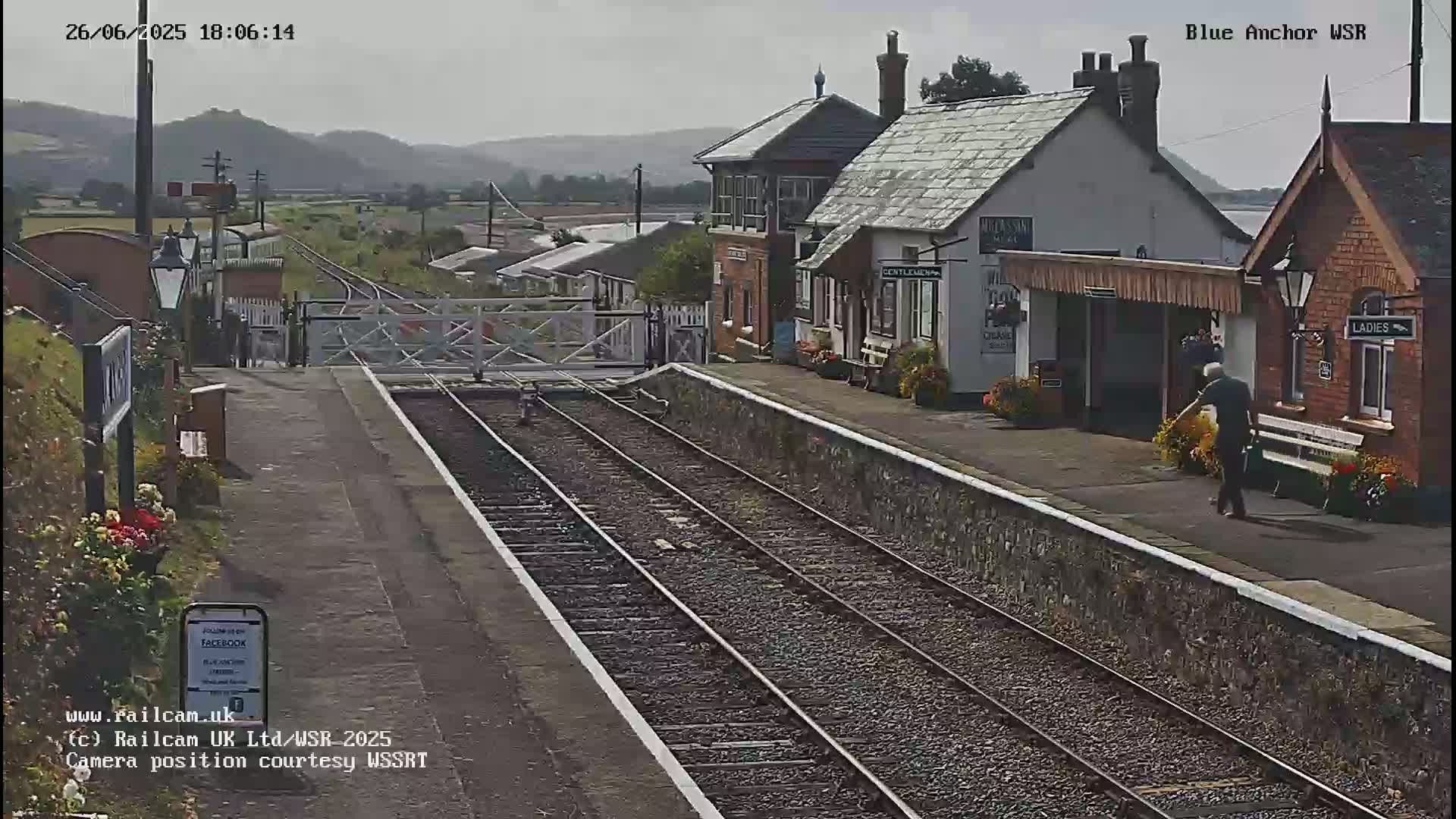 West Sommerset Railway Blue Anchor Station Live Cam - Somerset West and Taunton, Sommerset, South West, England, United Kingdom