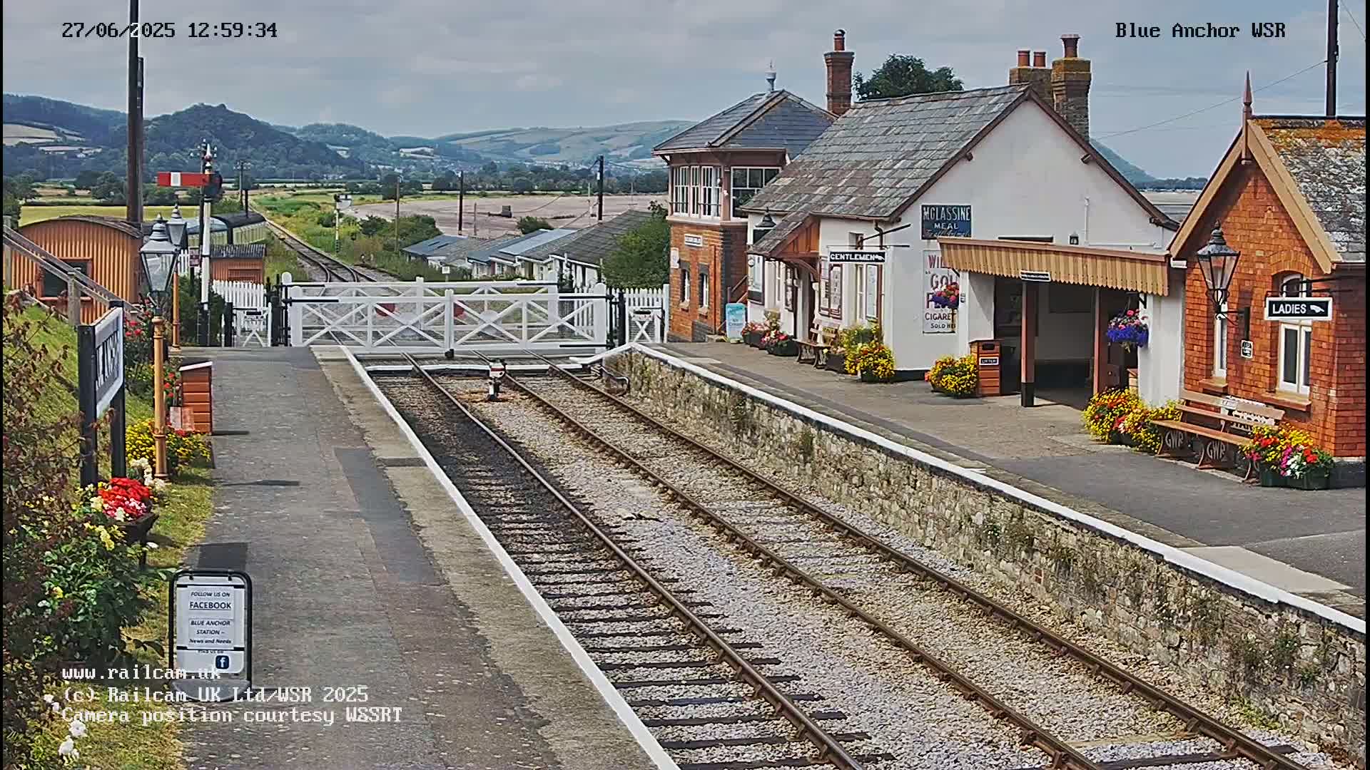 West Sommerset Railway Blue Anchor Station Live Cam - Somerset West and Taunton, Sommerset, South West, England, United Kingdom