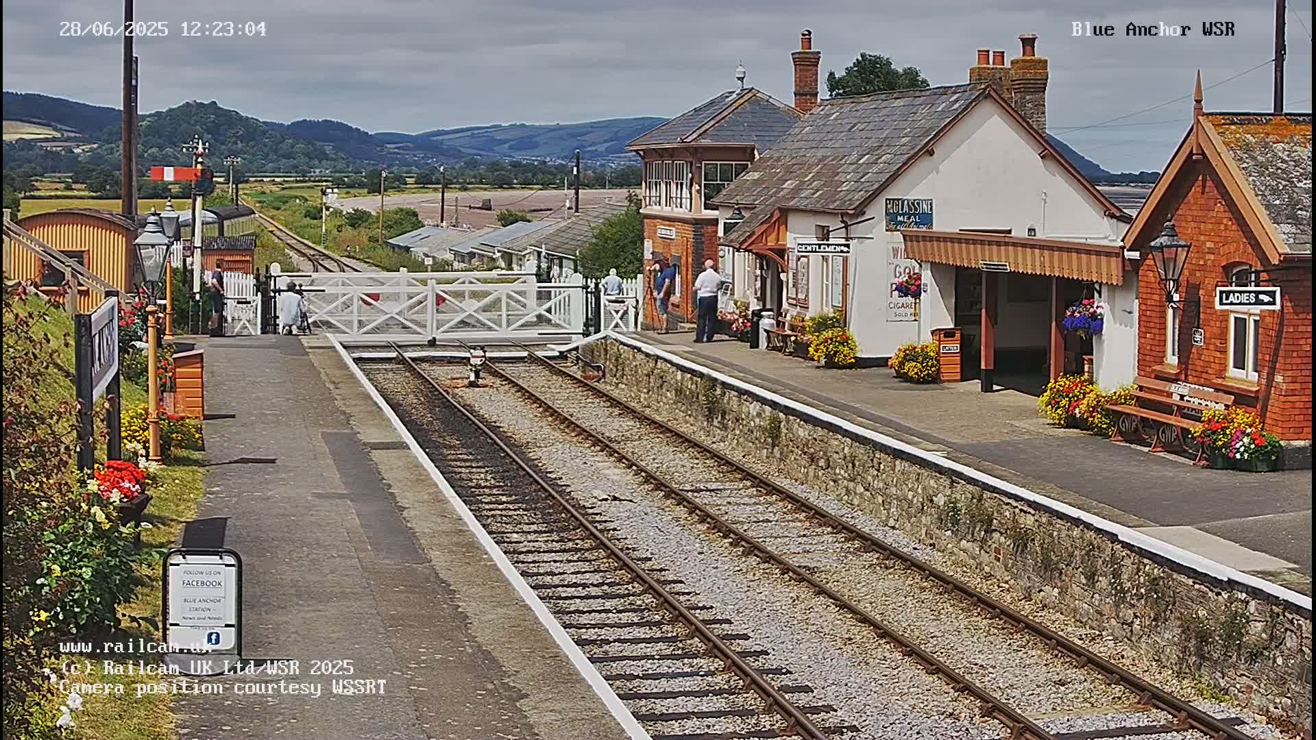 West Sommerset Railway Blue Anchor Station Live Cam - Somerset West and Taunton, Sommerset, South West, England, United Kingdom