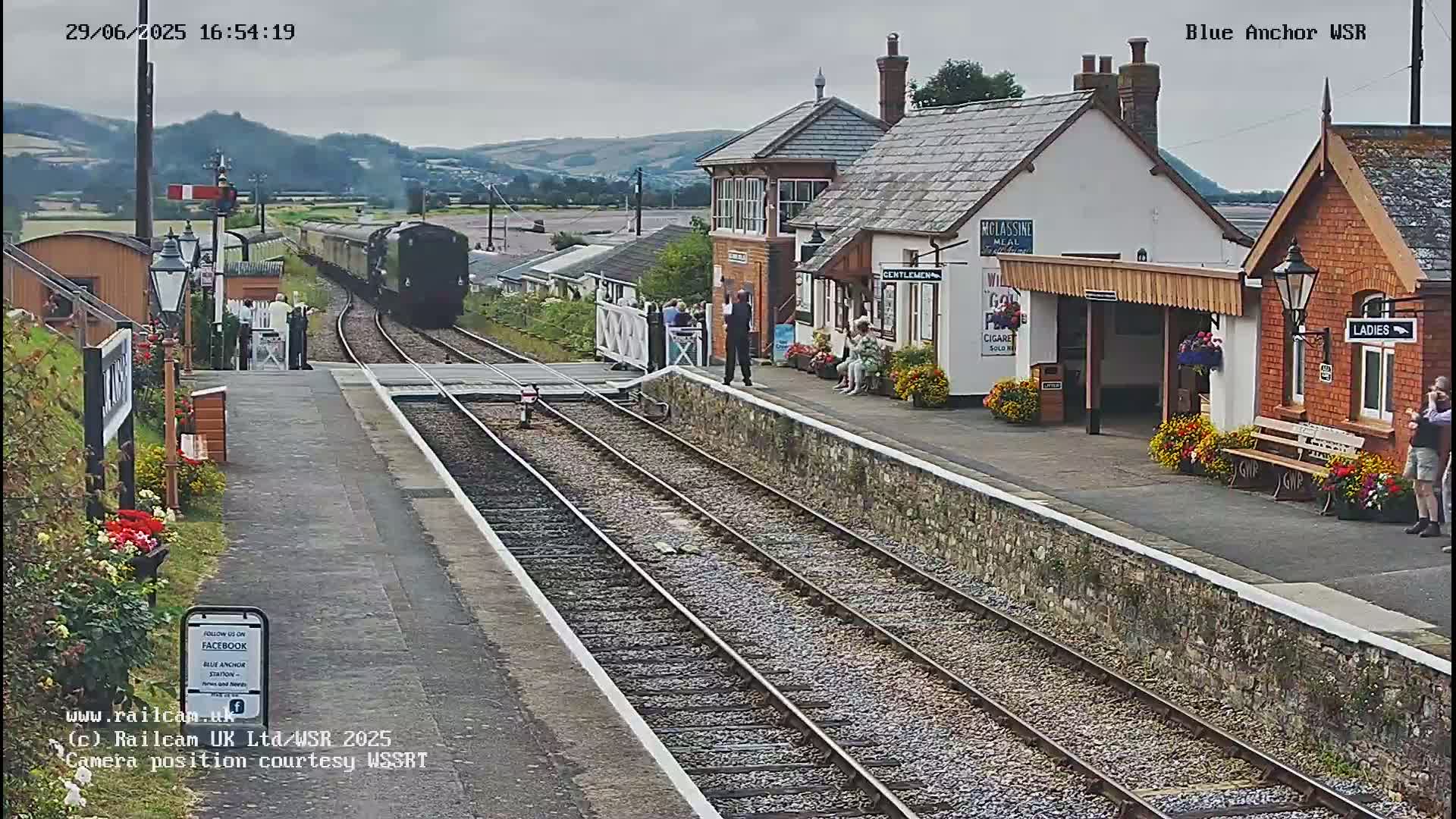 West Sommerset Railway Blue Anchor Station Live Cam - Somerset West and Taunton, Sommerset, South West, England, United Kingdom