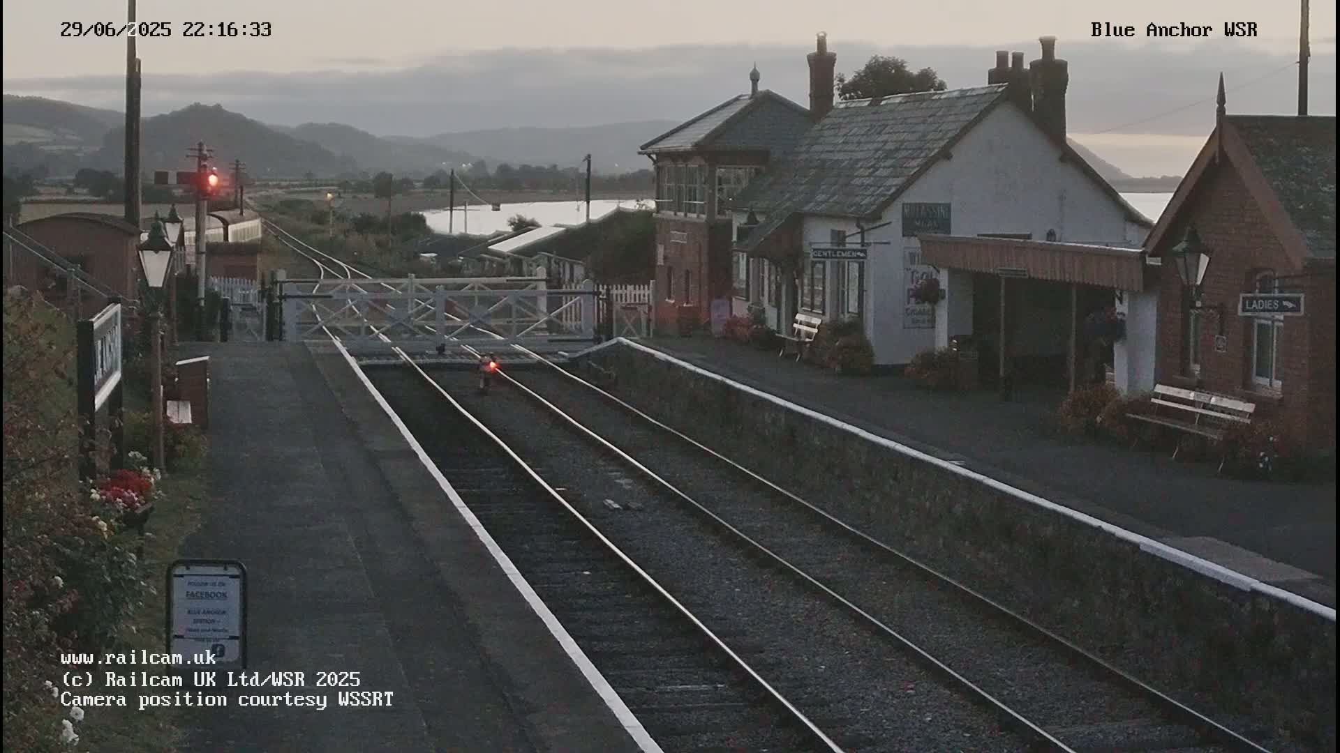 West Sommerset Railway Blue Anchor Station Live Cam - Somerset West and Taunton, Sommerset, South West, England, United Kingdom