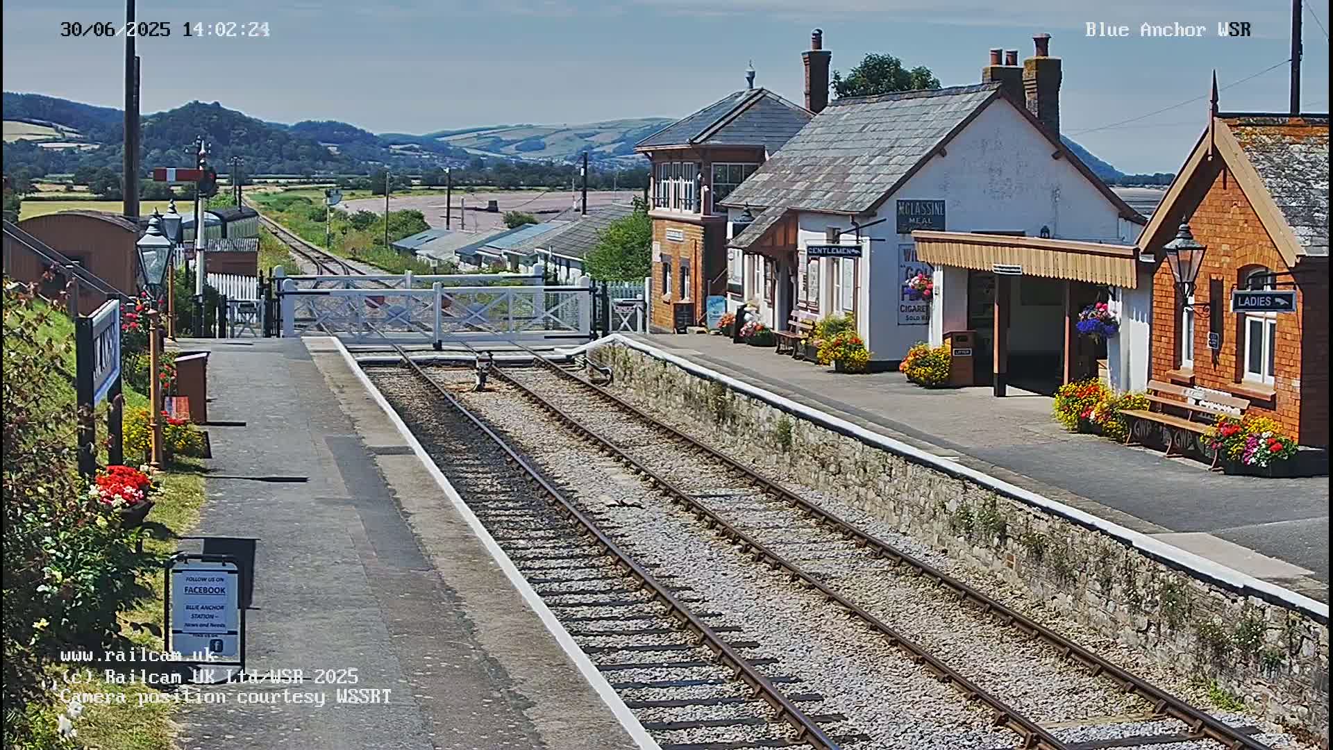 West Sommerset Railway Blue Anchor Station Live Cam - Somerset West and Taunton, Sommerset, South West, England, United Kingdom