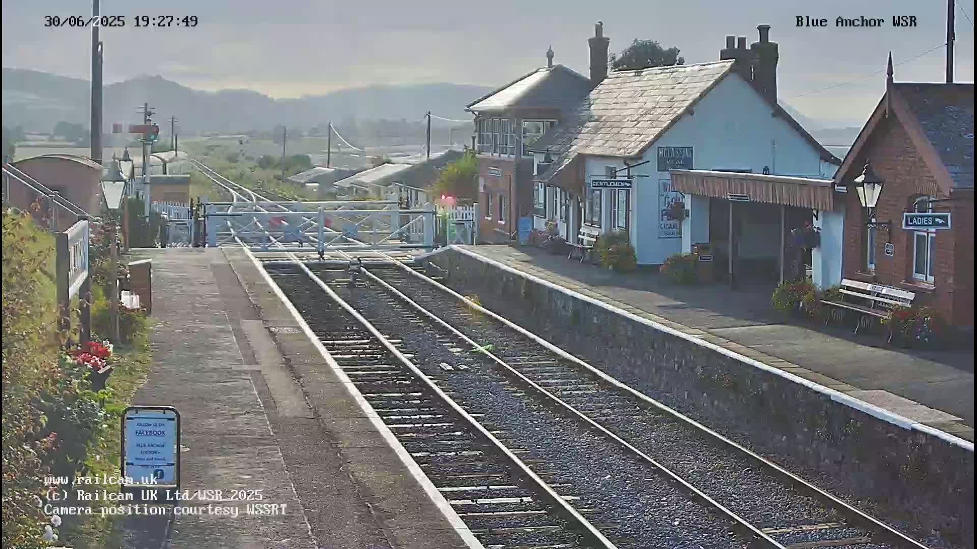 West Sommerset Railway Blue Anchor Station Live Cam - Somerset West and Taunton, Sommerset, South West, England, United Kingdom