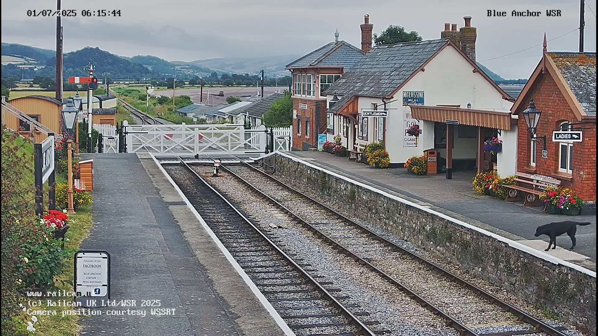 West Sommerset Railway Blue Anchor Station Live Cam - Somerset West and Taunton, Sommerset, South West, England, United Kingdom