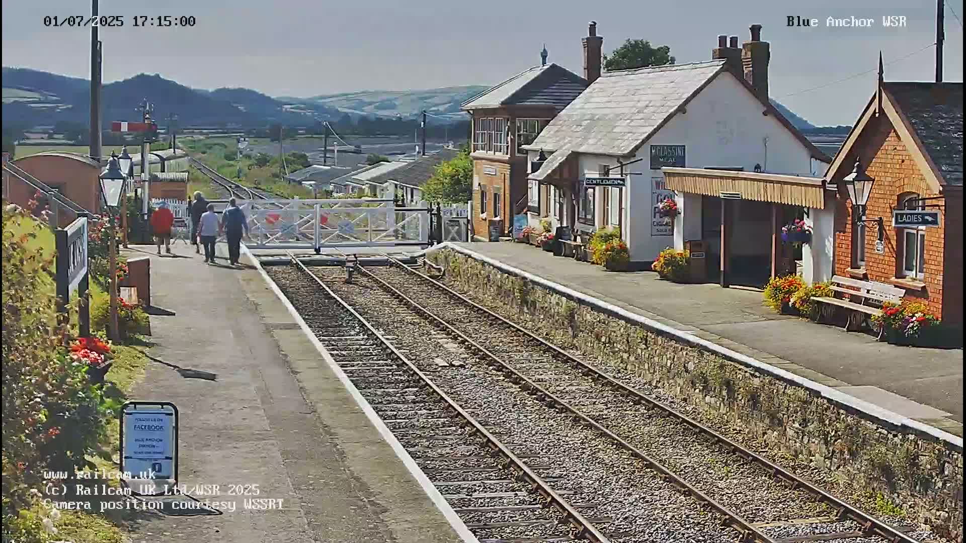West Sommerset Railway Blue Anchor Station Live Cam - Somerset West and Taunton, Sommerset, South West, England, United Kingdom