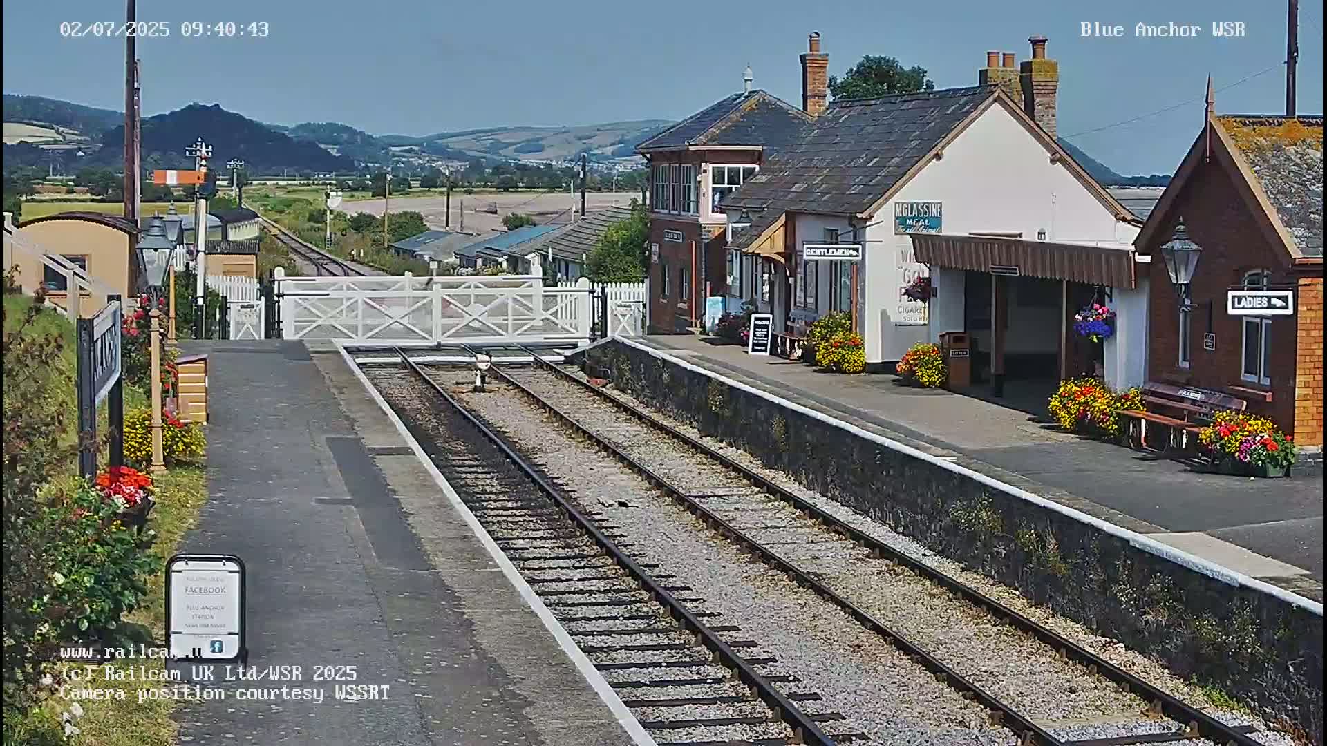 West Sommerset Railway Blue Anchor Station Live Cam - Somerset West and Taunton, Sommerset, South West, England, United Kingdom