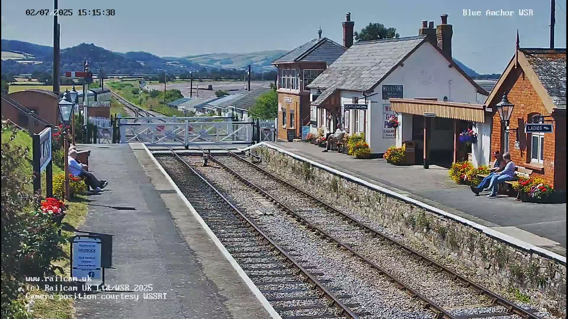 West Sommerset Railway Blue Anchor Station Live Cam - Somerset West and Taunton, Sommerset, South West, England, United Kingdom