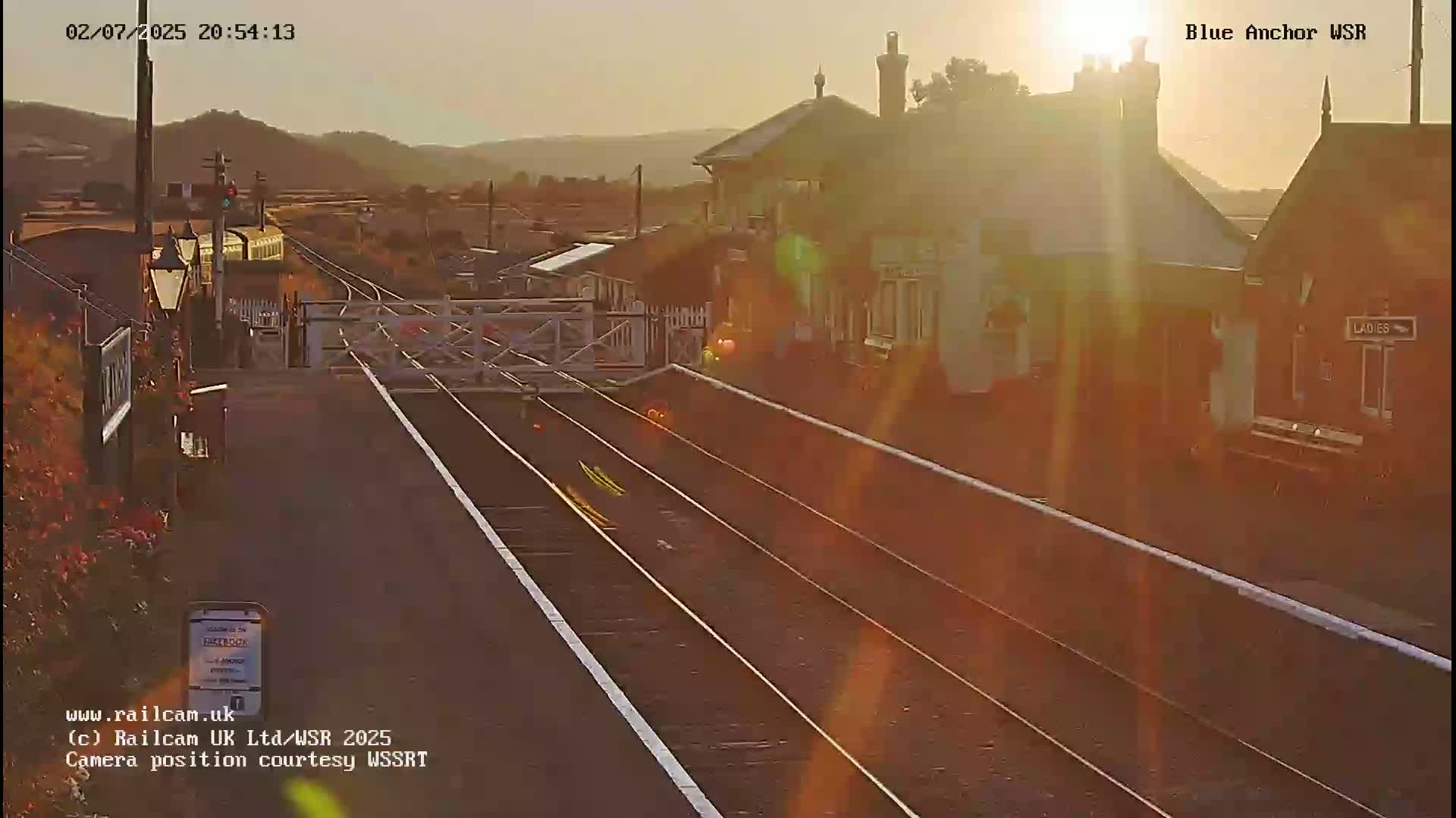 West Sommerset Railway Blue Anchor Station Live Cam - Somerset West and Taunton, Sommerset, South West, England, United Kingdom