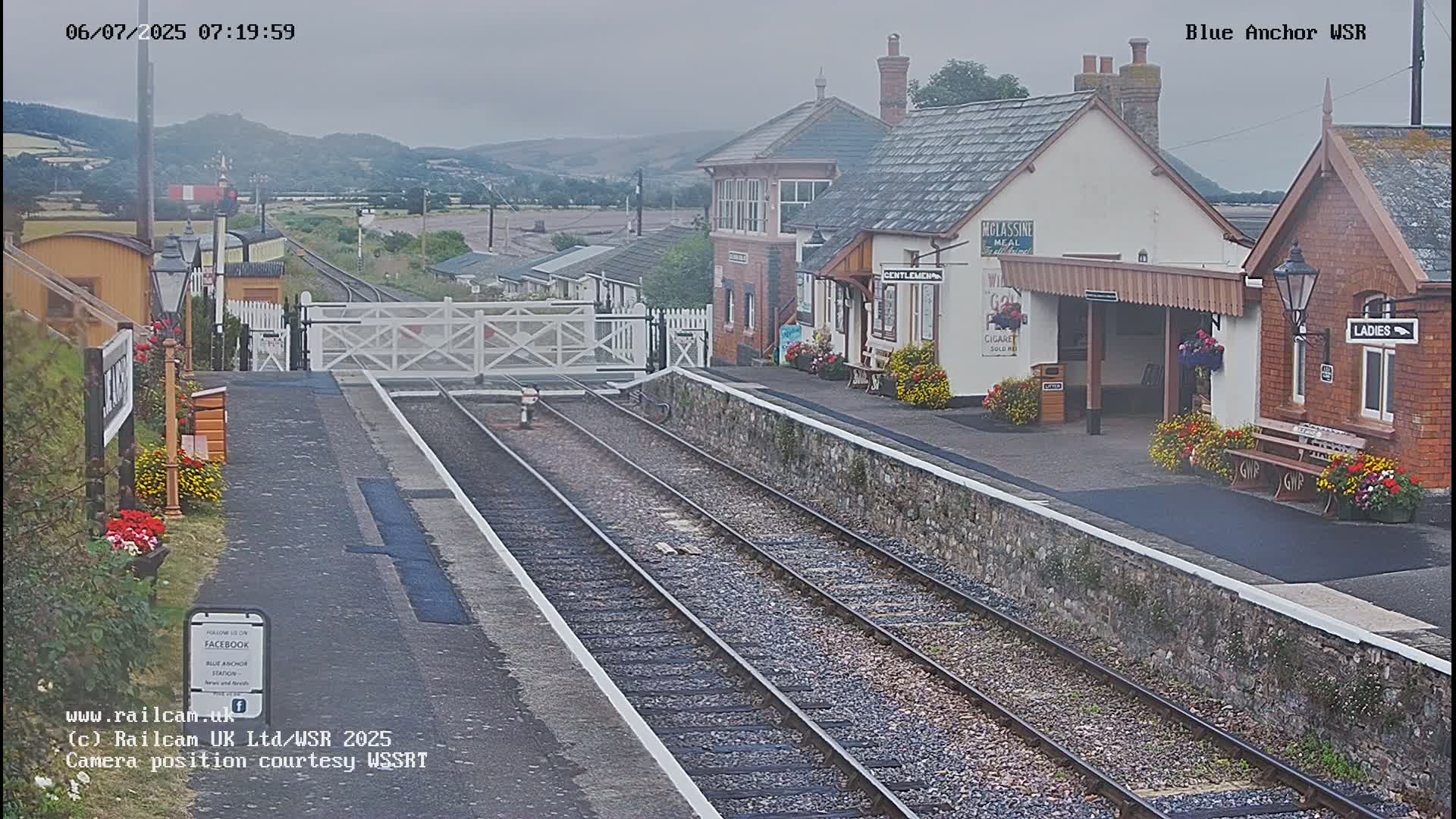 West Sommerset Railway Blue Anchor Station Live Cam - Somerset West and Taunton, Sommerset, South West, England, United Kingdom