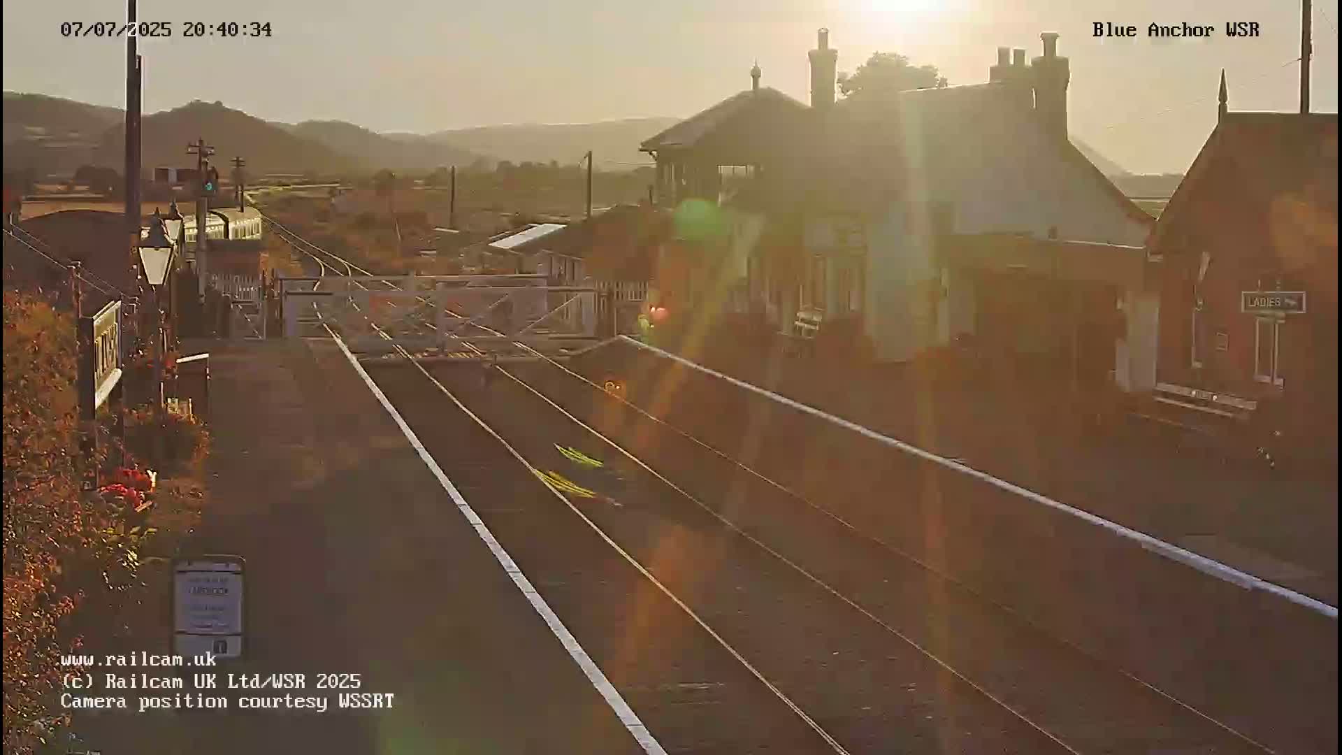West Sommerset Railway Blue Anchor Station Live Cam - Somerset West and Taunton, Sommerset, South West, England, United Kingdom