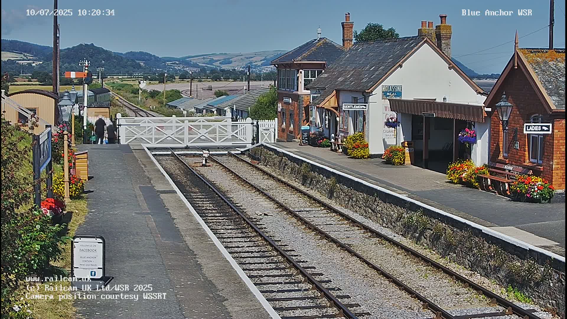West Sommerset Railway Blue Anchor Station Live Cam - Somerset West and Taunton, Sommerset, South West, England, United Kingdom