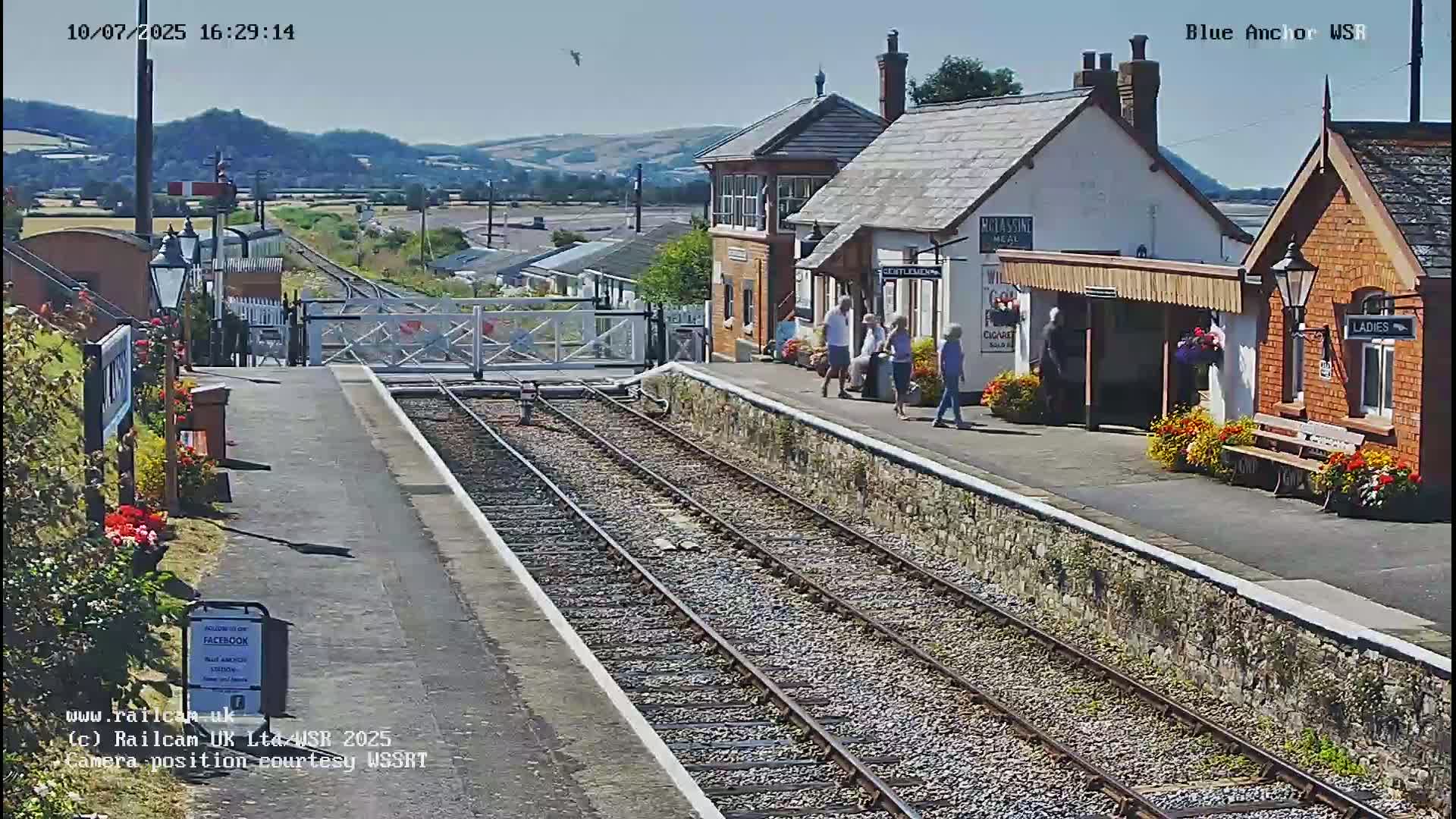 West Sommerset Railway Blue Anchor Station Live Cam - Somerset West and Taunton, Sommerset, South West, England, United Kingdom