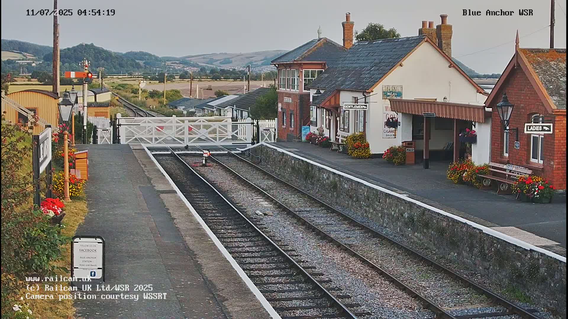 West Sommerset Railway Blue Anchor Station Live Cam - Somerset West and Taunton, Sommerset, South West, England, United Kingdom