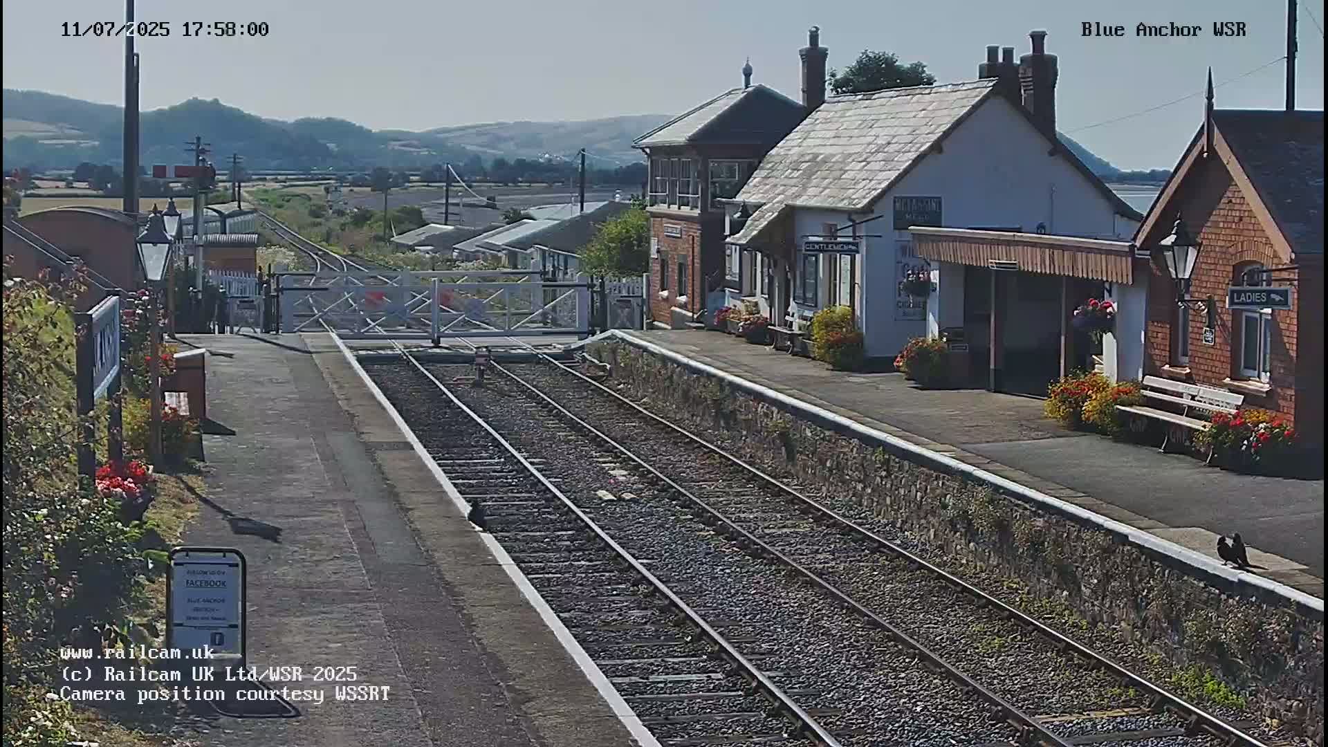 West Sommerset Railway Blue Anchor Station Live Cam - Somerset West and Taunton, Sommerset, South West, England, United Kingdom