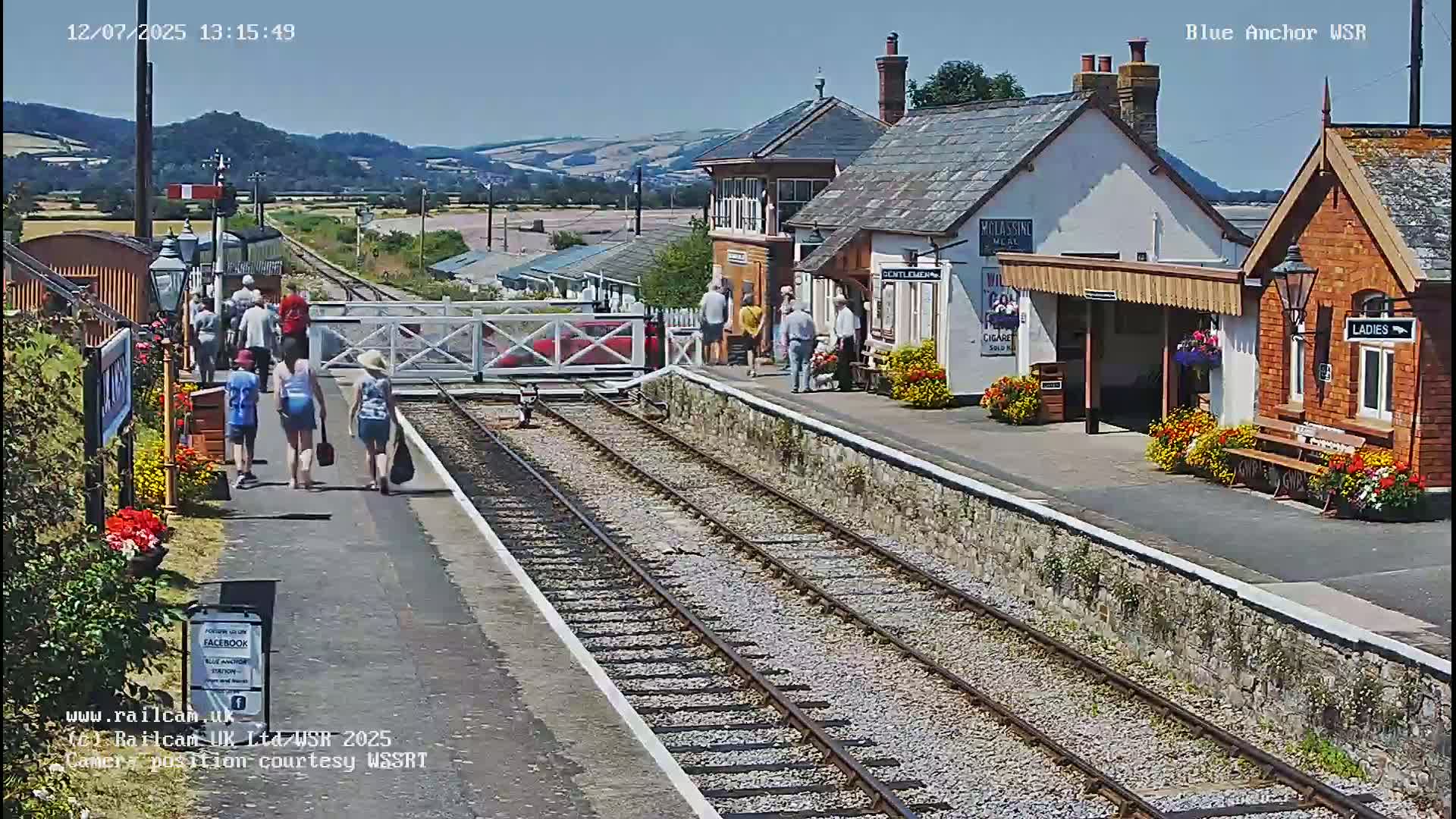 West Sommerset Railway Blue Anchor Station Live Cam - Somerset West and Taunton, Sommerset, South West, England, United Kingdom