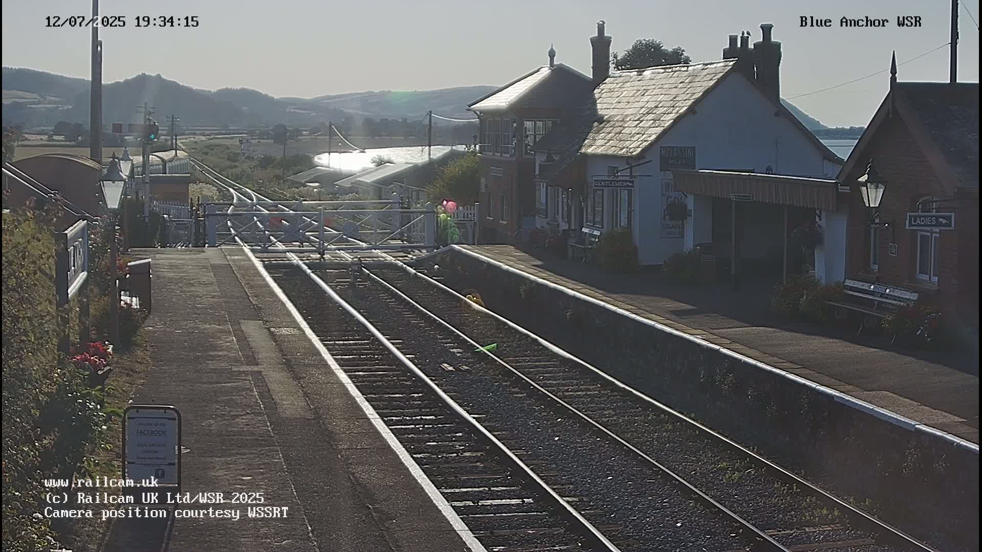 West Sommerset Railway Blue Anchor Station Live Cam - Somerset West and Taunton, Sommerset, South West, England, United Kingdom