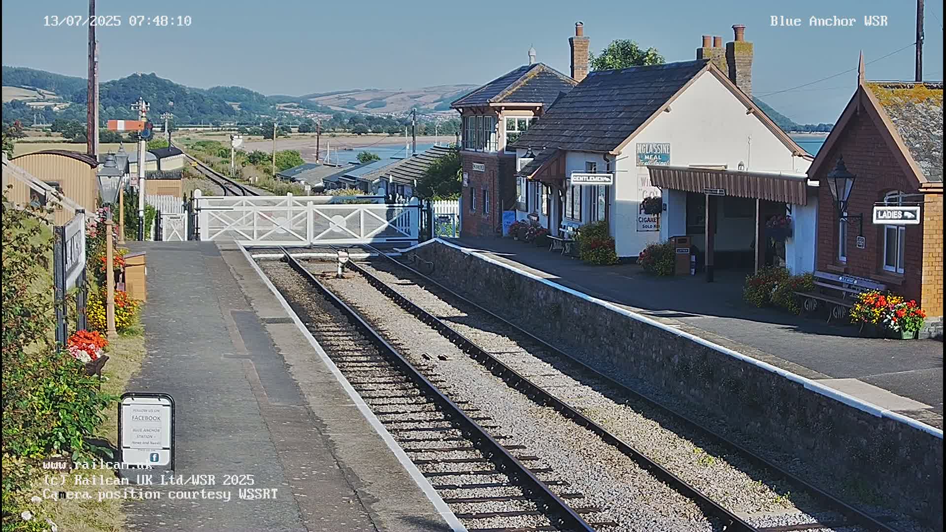 West Sommerset Railway Blue Anchor Station Live Cam - Somerset West and Taunton, Sommerset, South West, England, United Kingdom