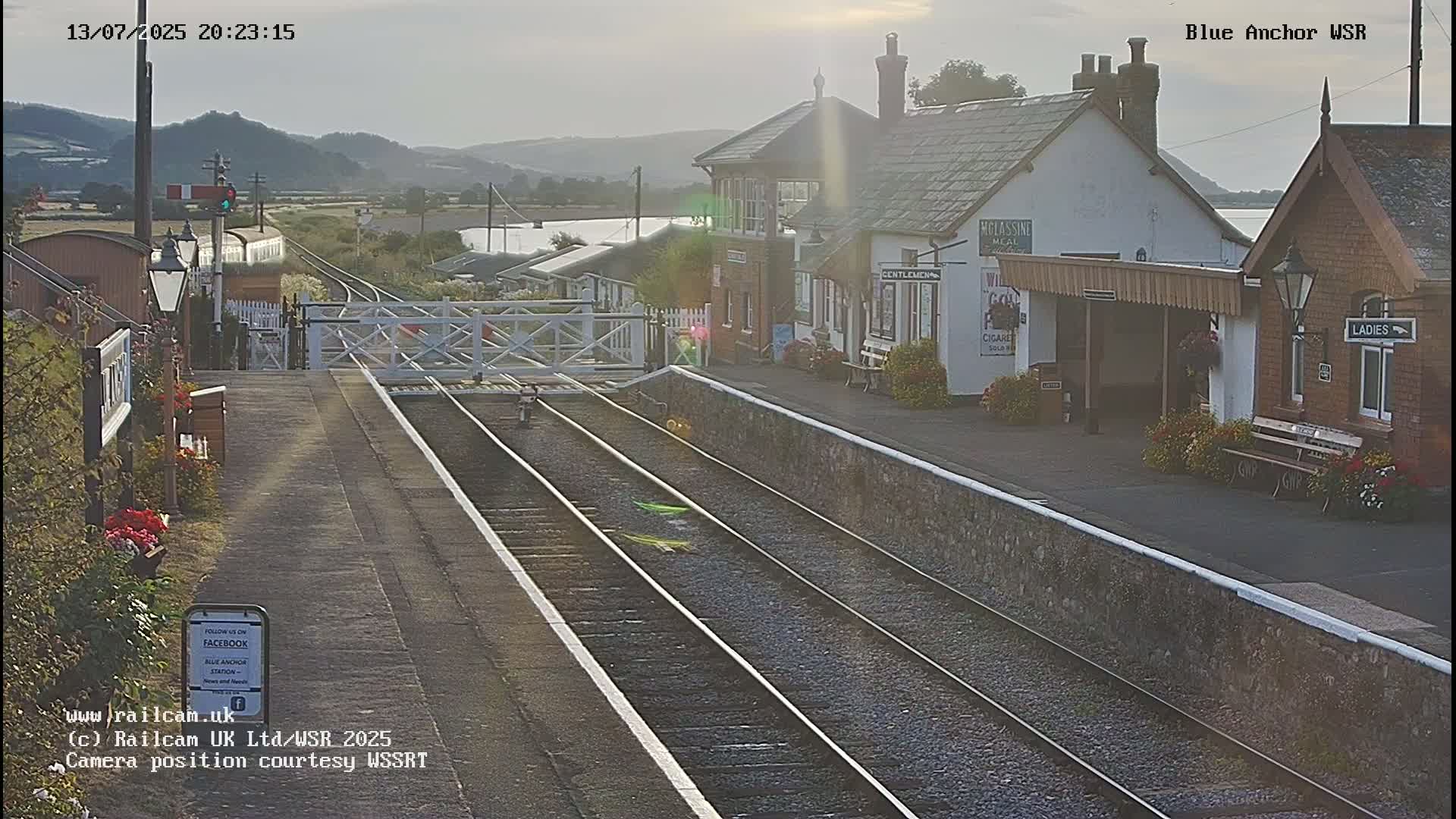 West Sommerset Railway Blue Anchor Station Live Cam - Somerset West and Taunton, Sommerset, South West, England, United Kingdom