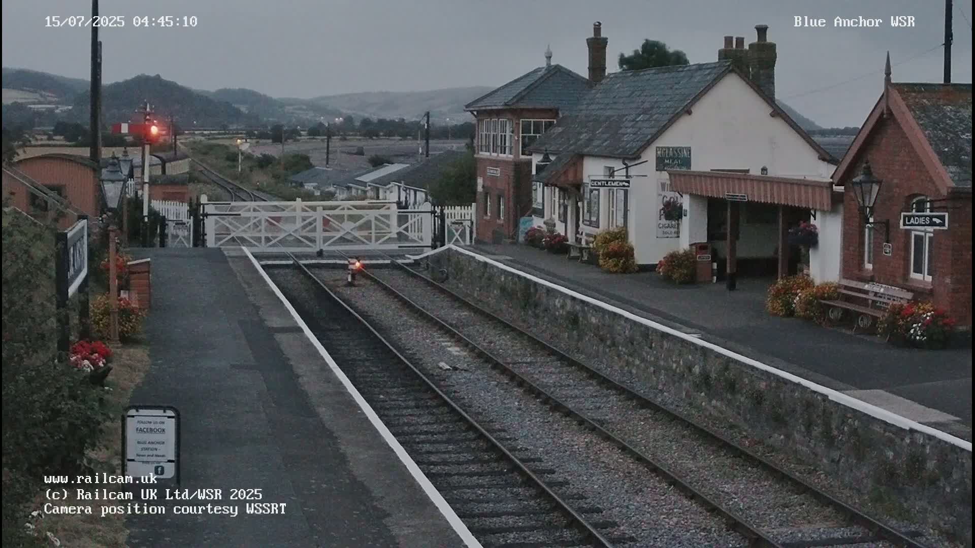 West Sommerset Railway Blue Anchor Station Live Cam - Somerset West and Taunton, Sommerset, South West, England, United Kingdom