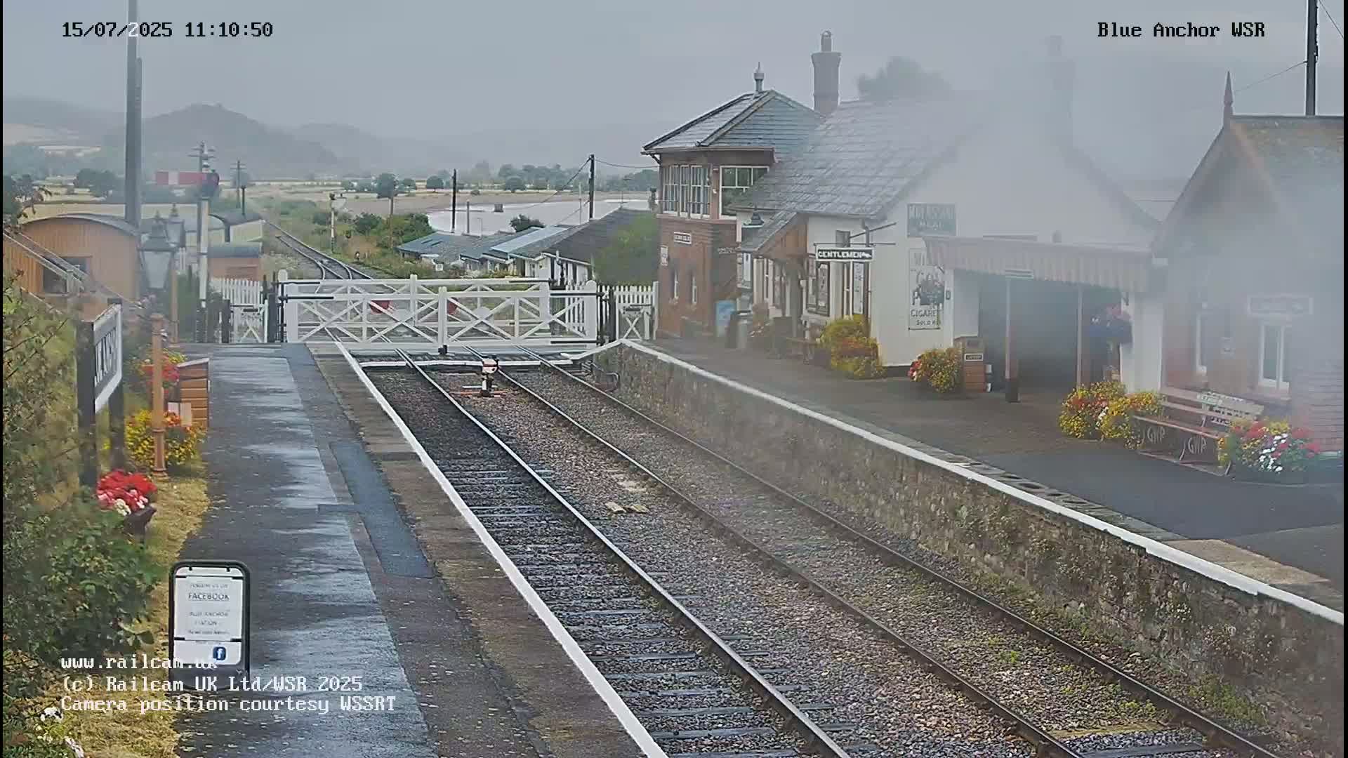 West Sommerset Railway Blue Anchor Station Live Cam - Somerset West and Taunton, Sommerset, South West, England, United Kingdom