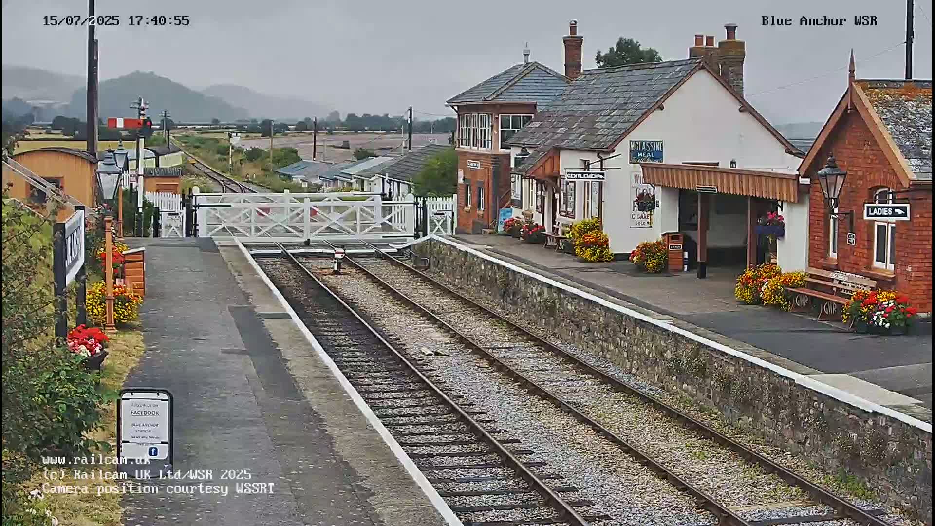 West Sommerset Railway Blue Anchor Station Live Cam - Somerset West and Taunton, Sommerset, South West, England, United Kingdom