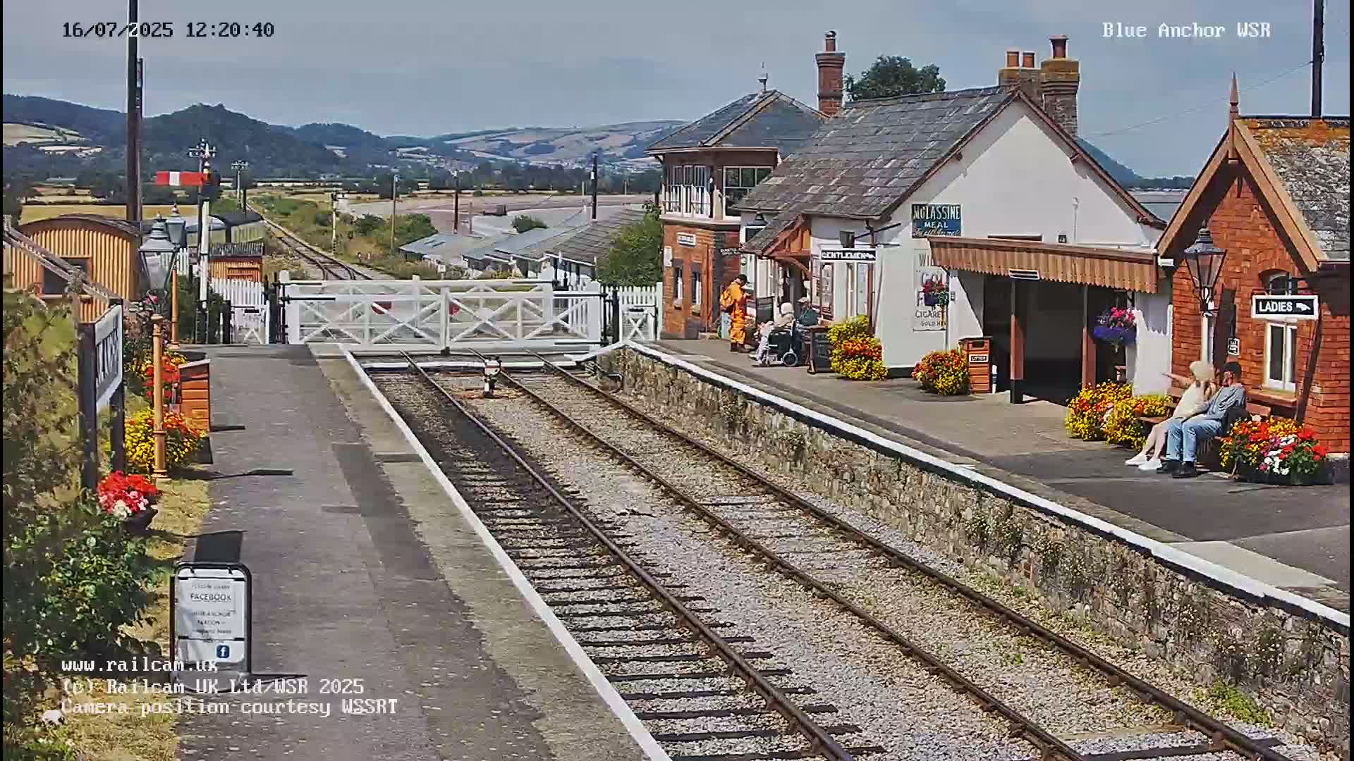 West Sommerset Railway Blue Anchor Station Live Cam - Somerset West and Taunton, Sommerset, South West, England, United Kingdom