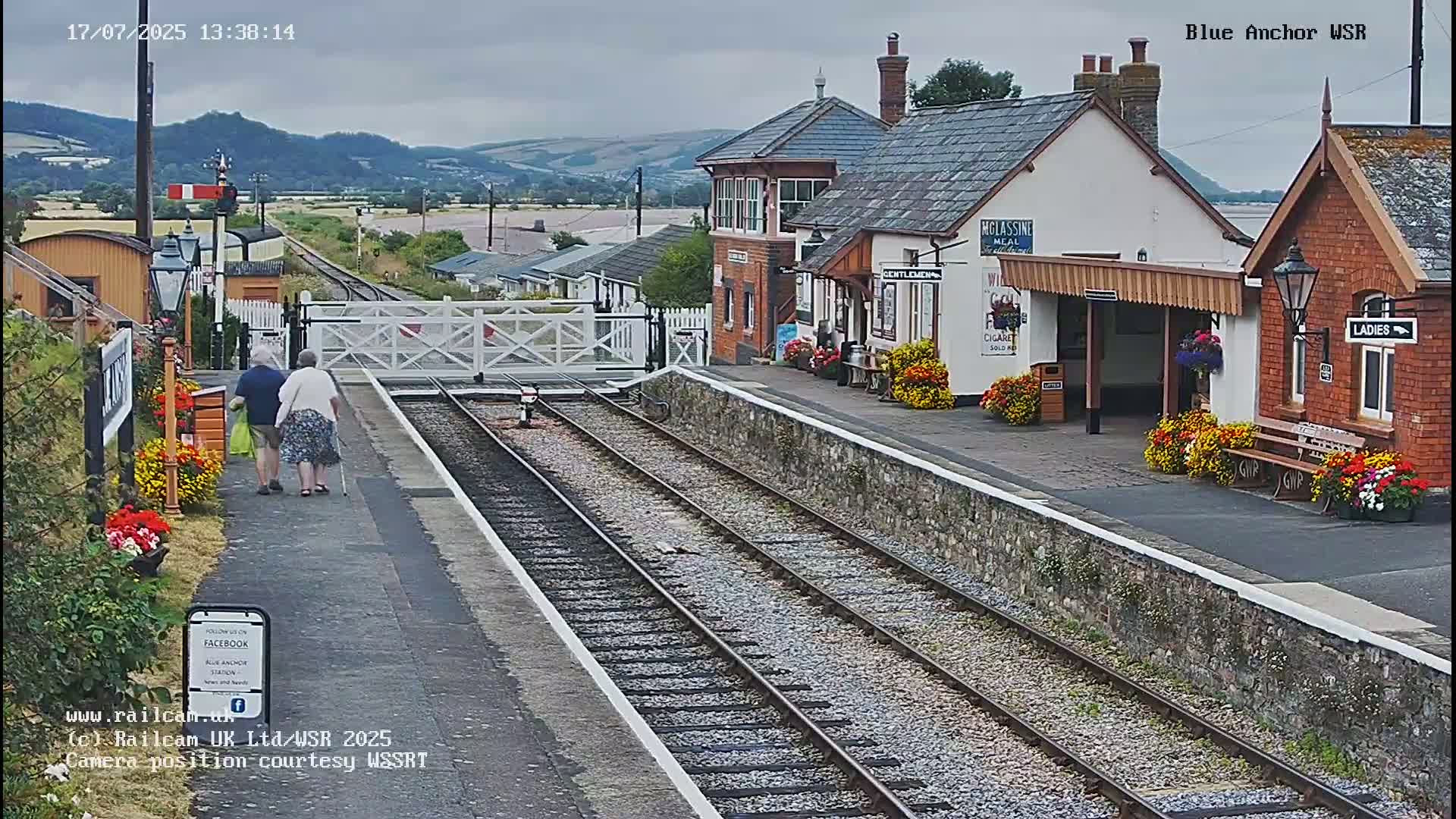 West Sommerset Railway Blue Anchor Station Live Cam - Somerset West and Taunton, Sommerset, South West, England, United Kingdom