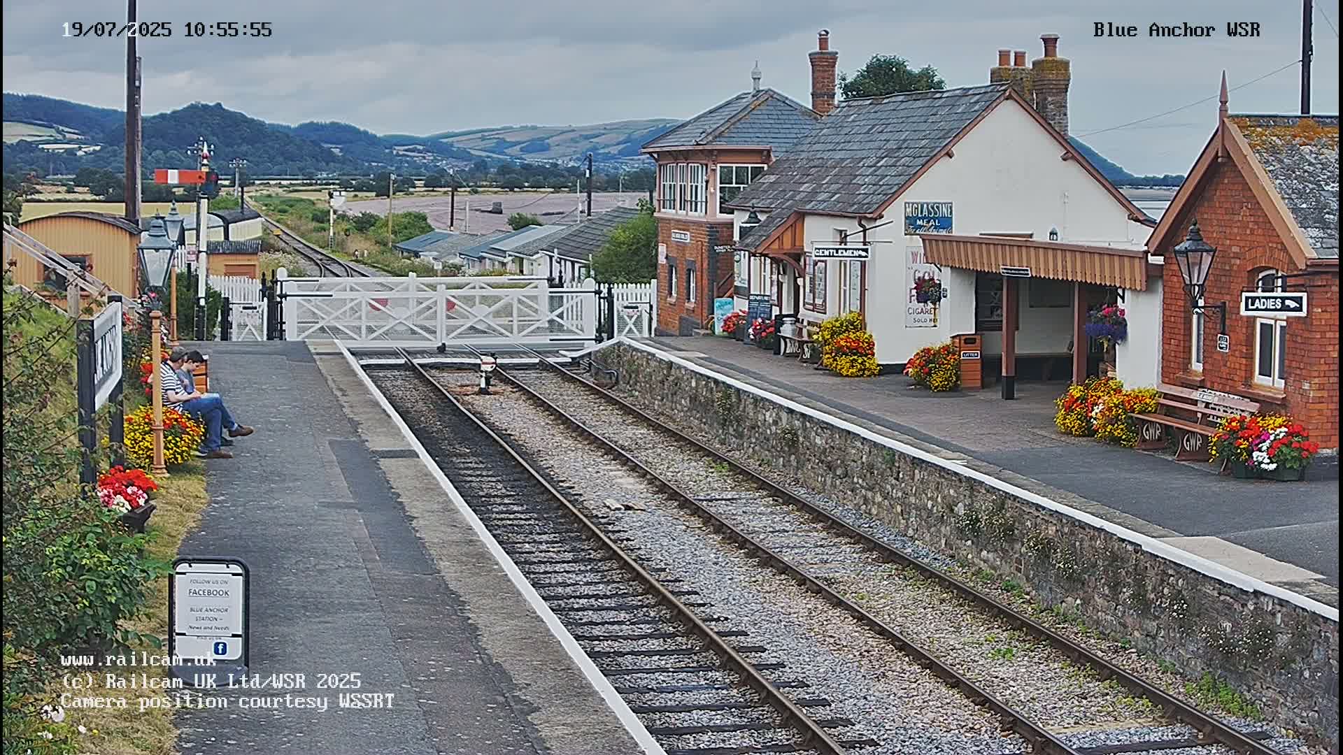 West Sommerset Railway Blue Anchor Station Live Cam - Somerset West and Taunton, Sommerset, South West, England, United Kingdom