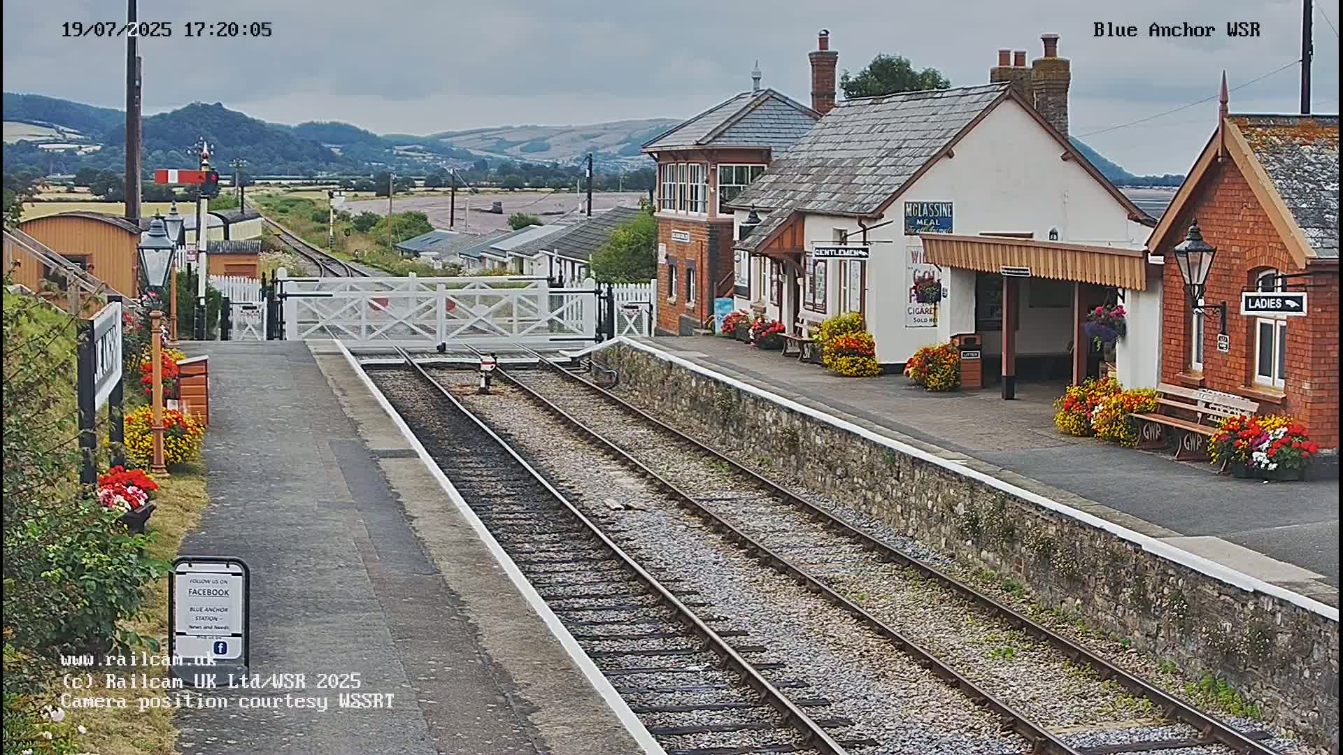 West Sommerset Railway Blue Anchor Station Live Cam - Somerset West and Taunton, Sommerset, South West, England, United Kingdom