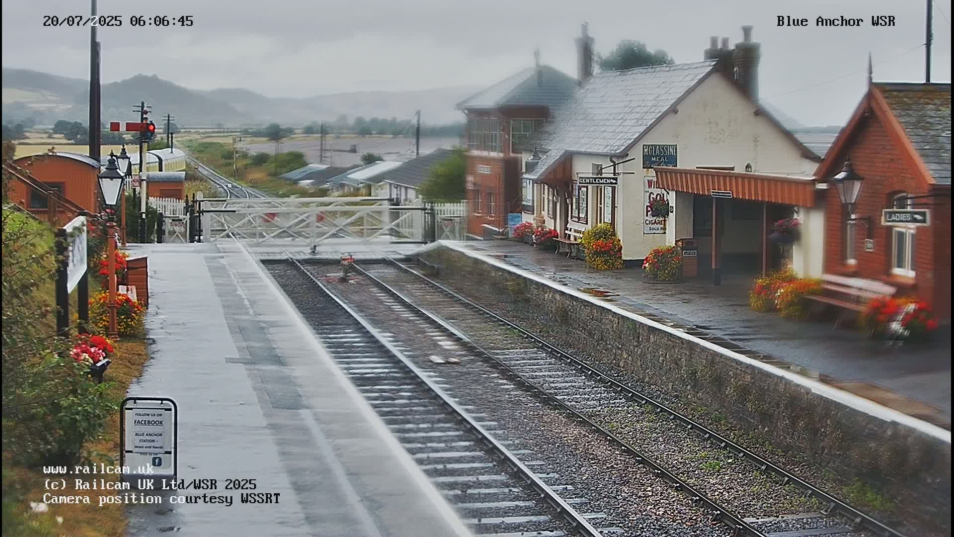 West Sommerset Railway Blue Anchor Station Live Cam - Somerset West and Taunton, Sommerset, South West, England, United Kingdom