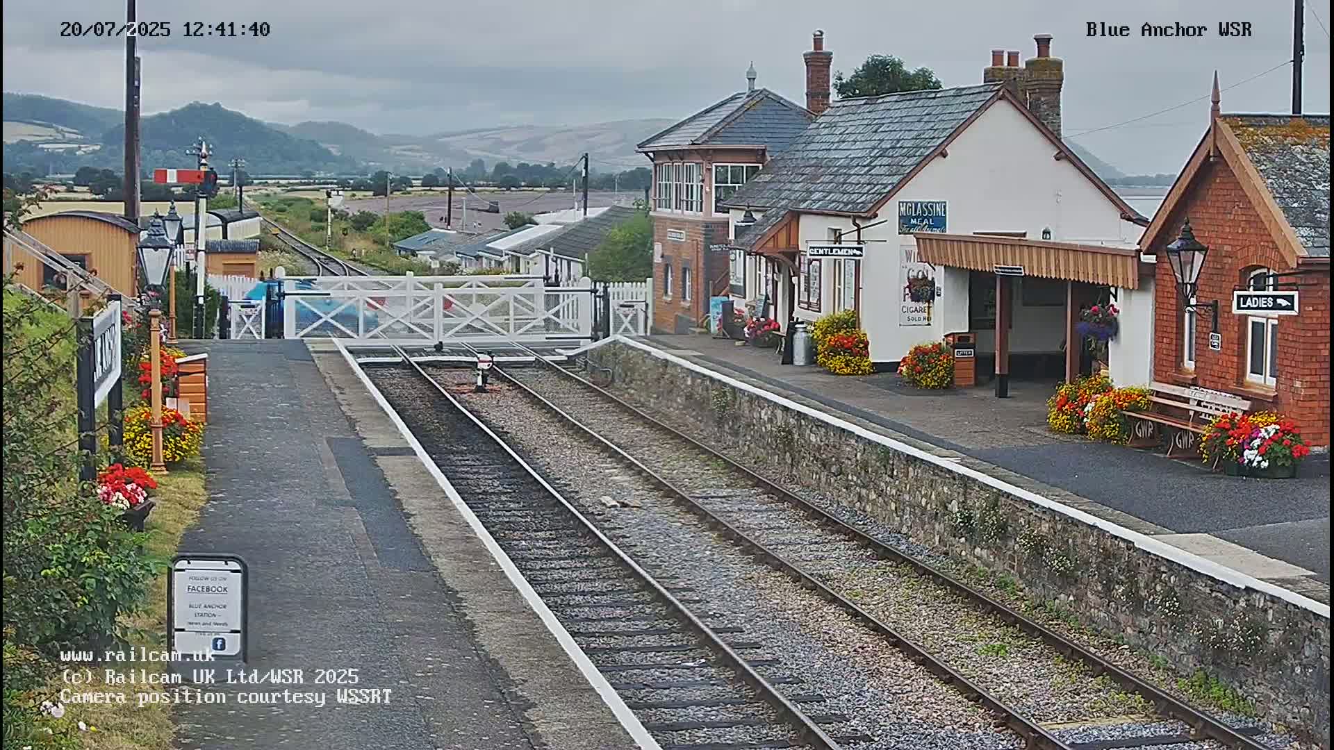 West Sommerset Railway Blue Anchor Station Live Cam - Somerset West and Taunton, Sommerset, South West, England, United Kingdom