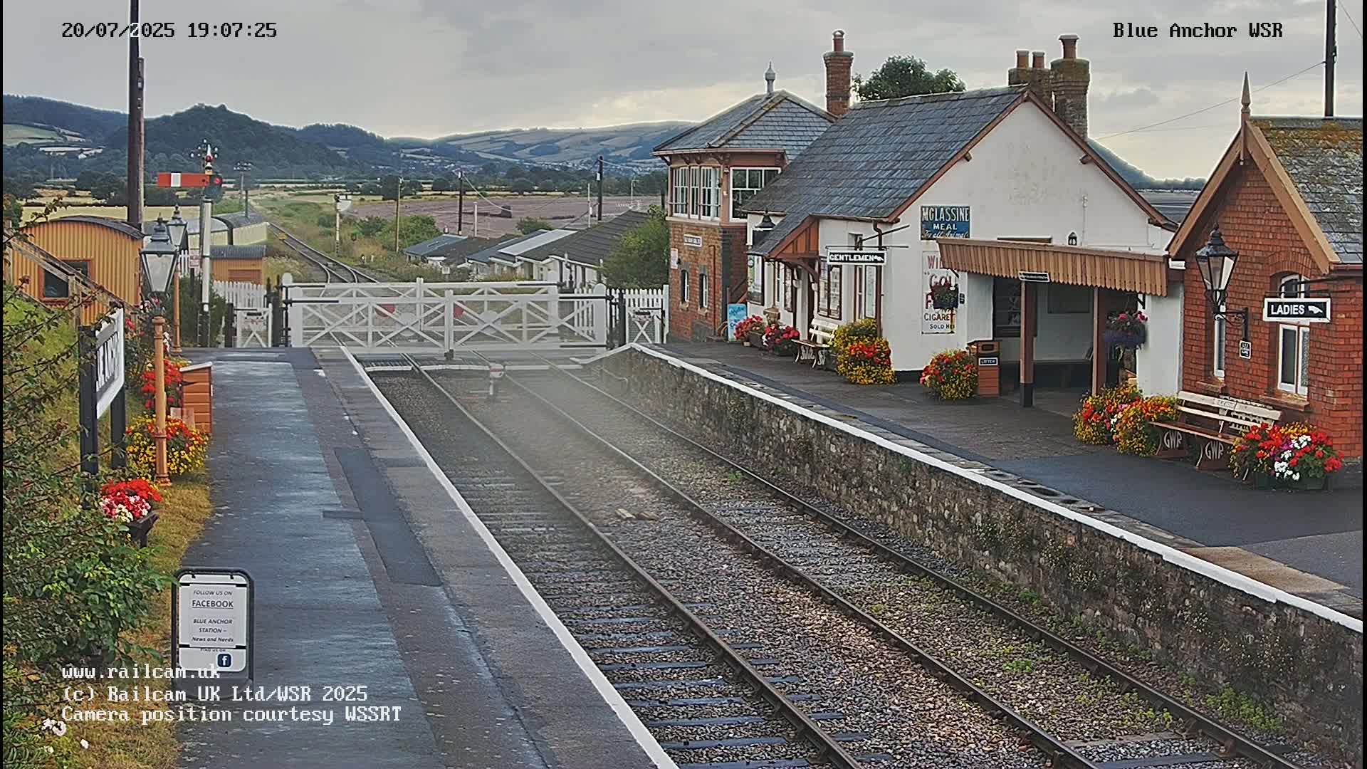 West Sommerset Railway Blue Anchor Station Live Cam - Somerset West and Taunton, Sommerset, South West, England, United Kingdom