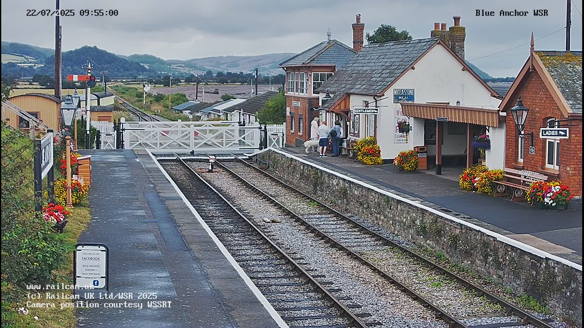 West Sommerset Railway Blue Anchor Station Live Cam - Somerset West and Taunton, Sommerset, South West, England, United Kingdom