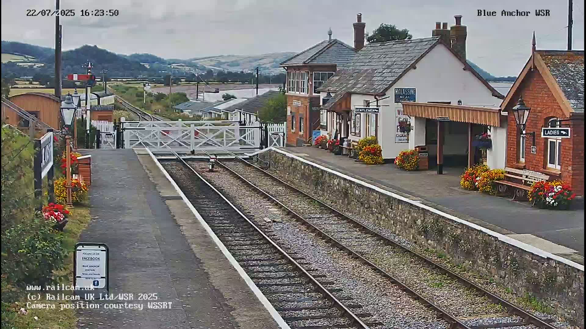 West Sommerset Railway Blue Anchor Station Live Cam - Somerset West and Taunton, Sommerset, South West, England, United Kingdom