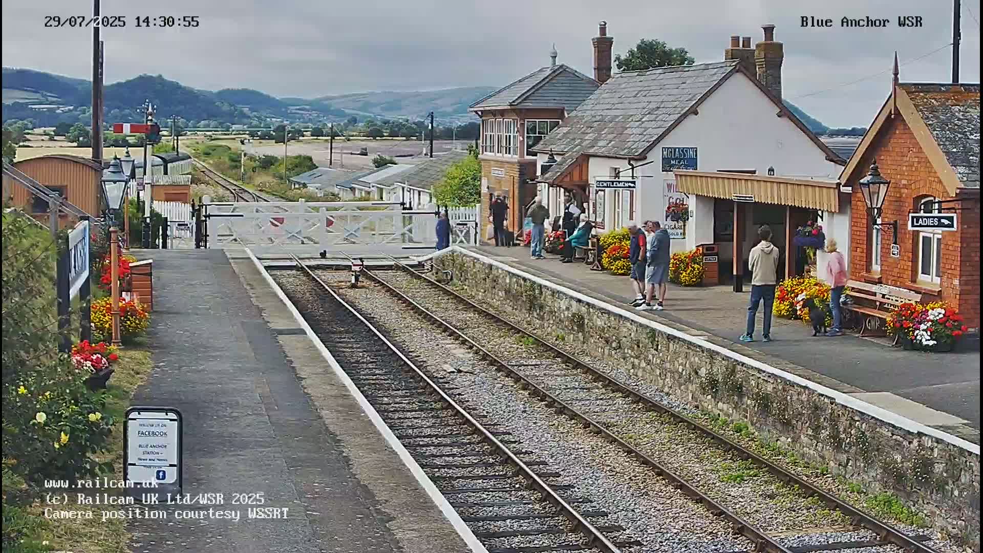 West Sommerset Railway Blue Anchor Station Live Cam - Somerset West and Taunton, Sommerset, South West, England, United Kingdom