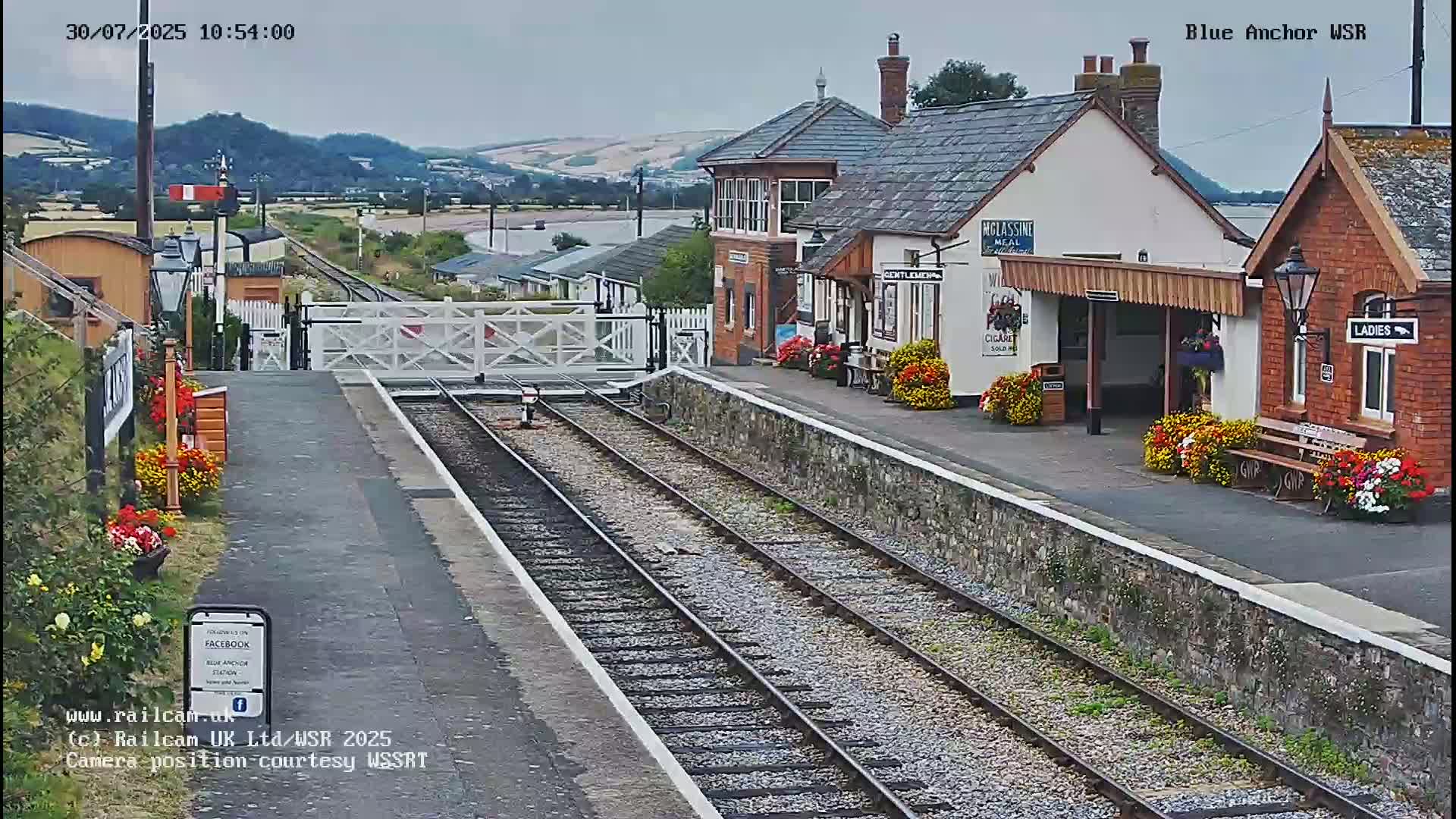 West Sommerset Railway Blue Anchor Station Live Cam - Somerset West and Taunton, Sommerset, South West, England, United Kingdom