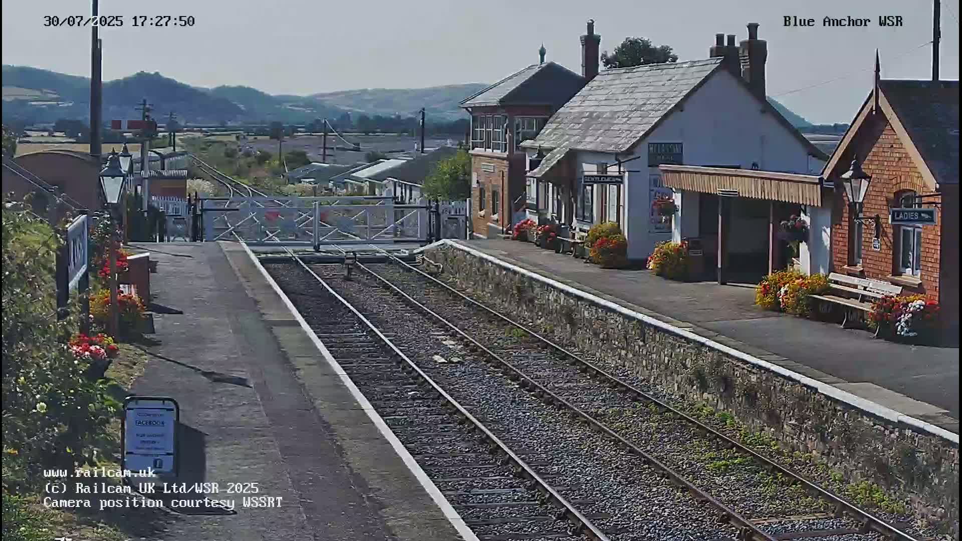 West Sommerset Railway Blue Anchor Station Live Cam - Somerset West and Taunton, Sommerset, South West, England, United Kingdom