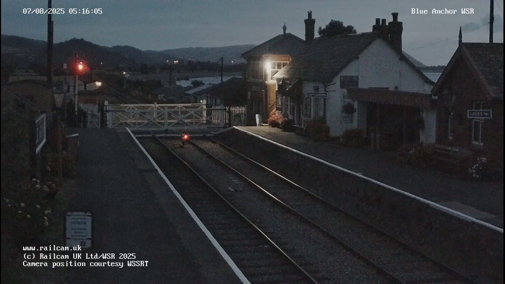 West Sommerset Railway Blue Anchor Station Live Cam - Somerset West and Taunton, Sommerset, South West, England, United Kingdom