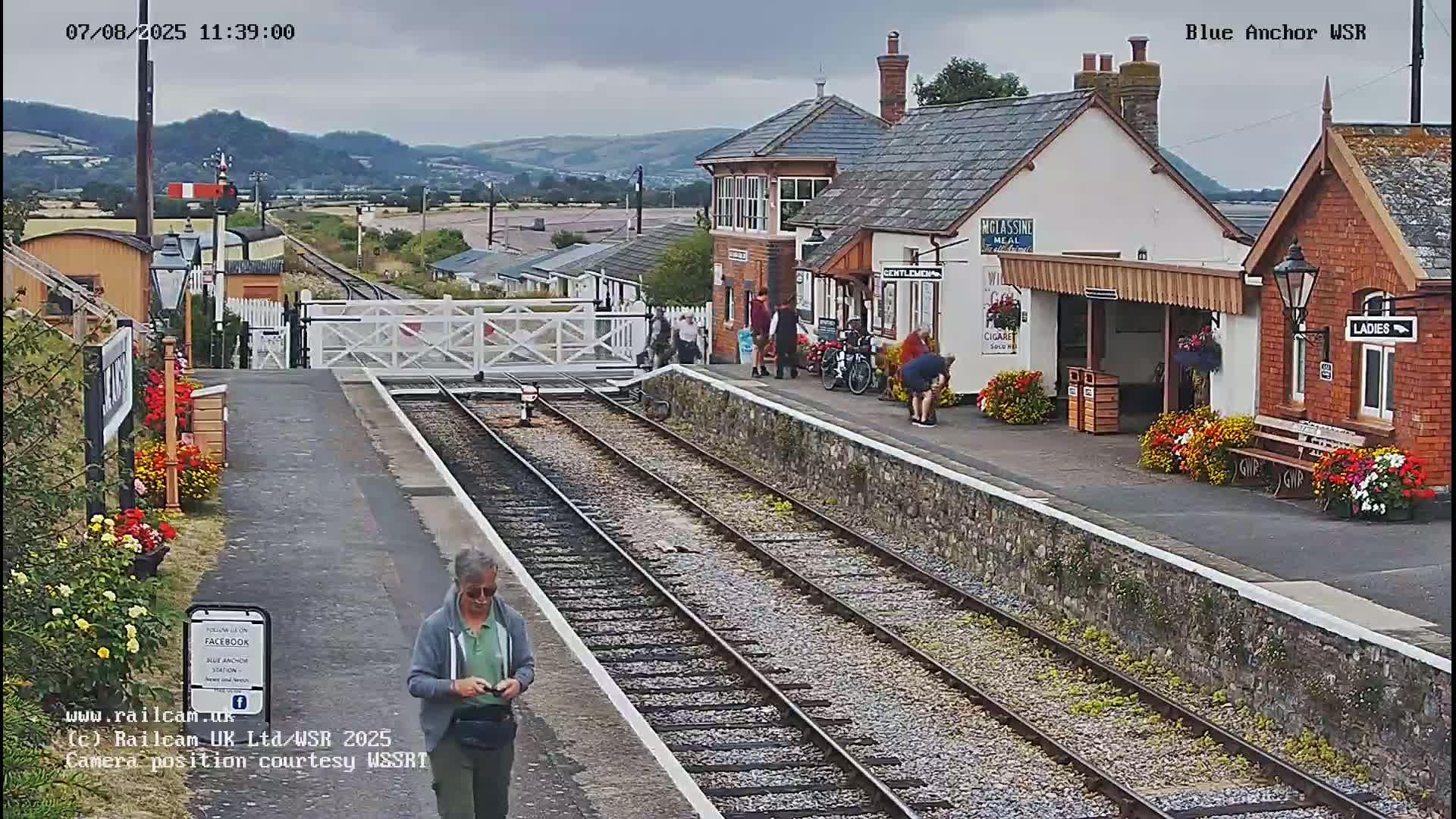 West Sommerset Railway Blue Anchor Station Live Cam - Somerset West and Taunton, Sommerset, South West, England, United Kingdom