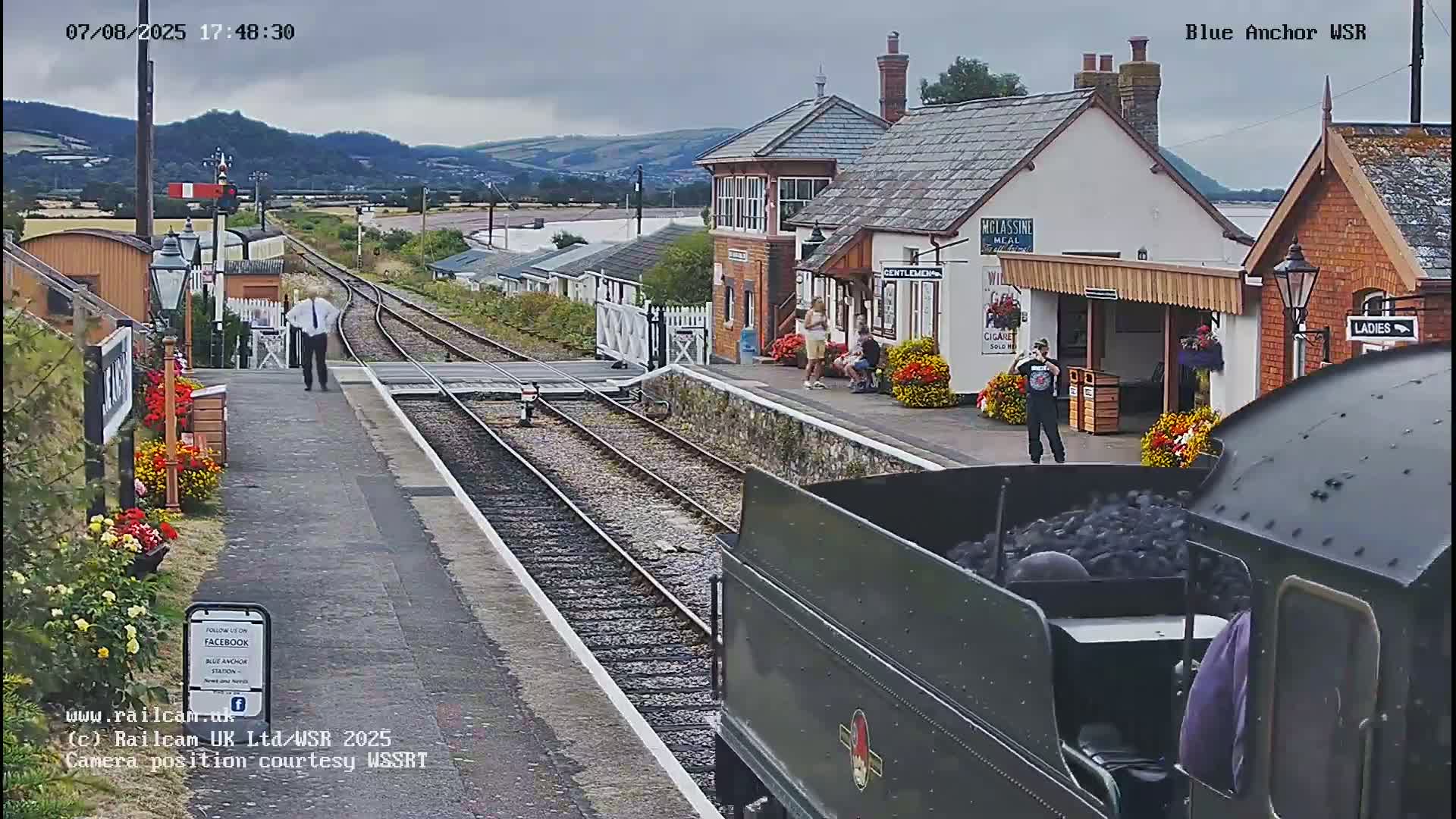 West Sommerset Railway Blue Anchor Station Live Cam - Somerset West and Taunton, Sommerset, South West, England, United Kingdom