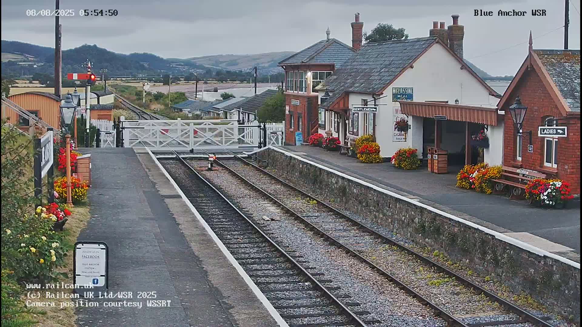West Sommerset Railway Blue Anchor Station Live Cam - Somerset West and Taunton, Sommerset, South West, England, United Kingdom