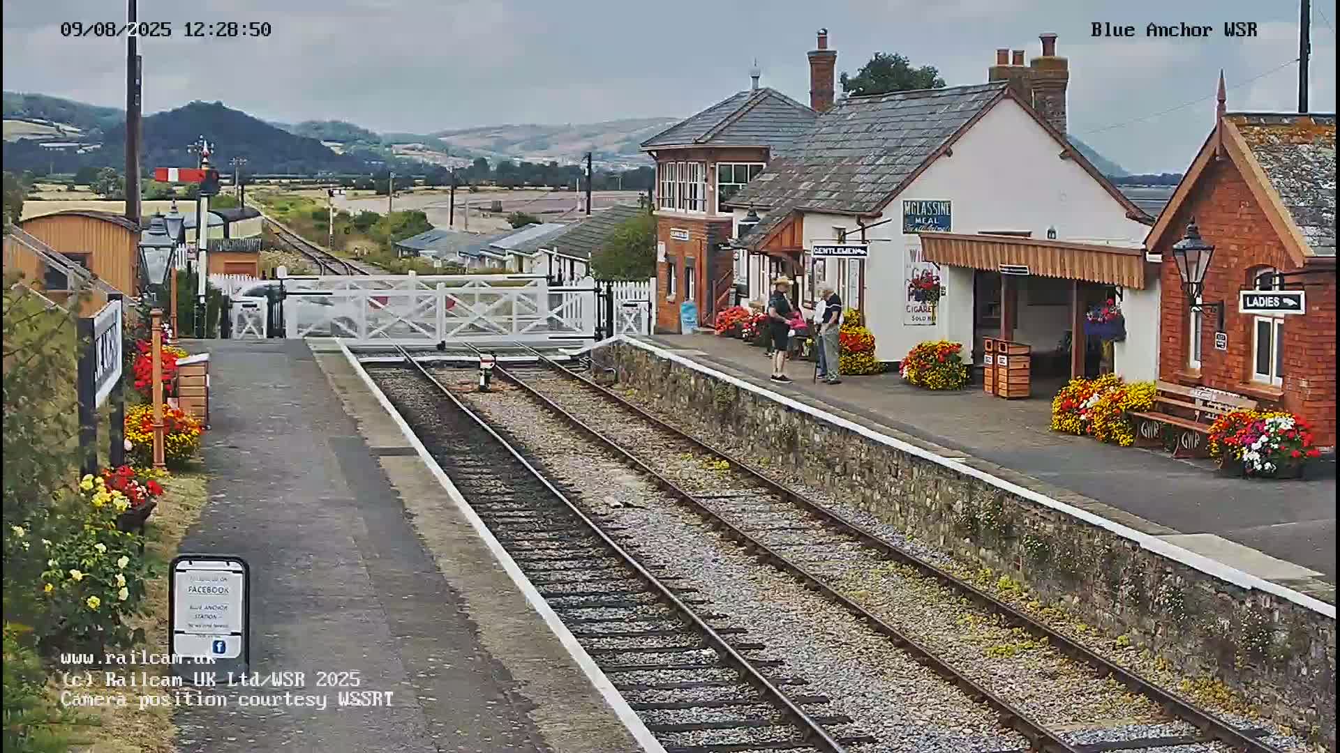 West Sommerset Railway Blue Anchor Station Live Cam - Somerset West and Taunton, Sommerset, South West, England, United Kingdom