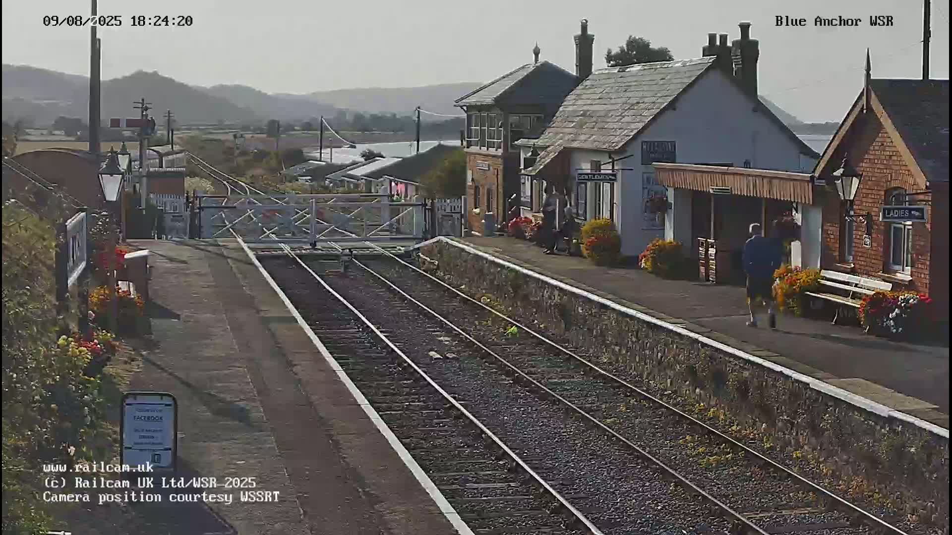 West Sommerset Railway Blue Anchor Station Live Cam - Somerset West and Taunton, Sommerset, South West, England, United Kingdom