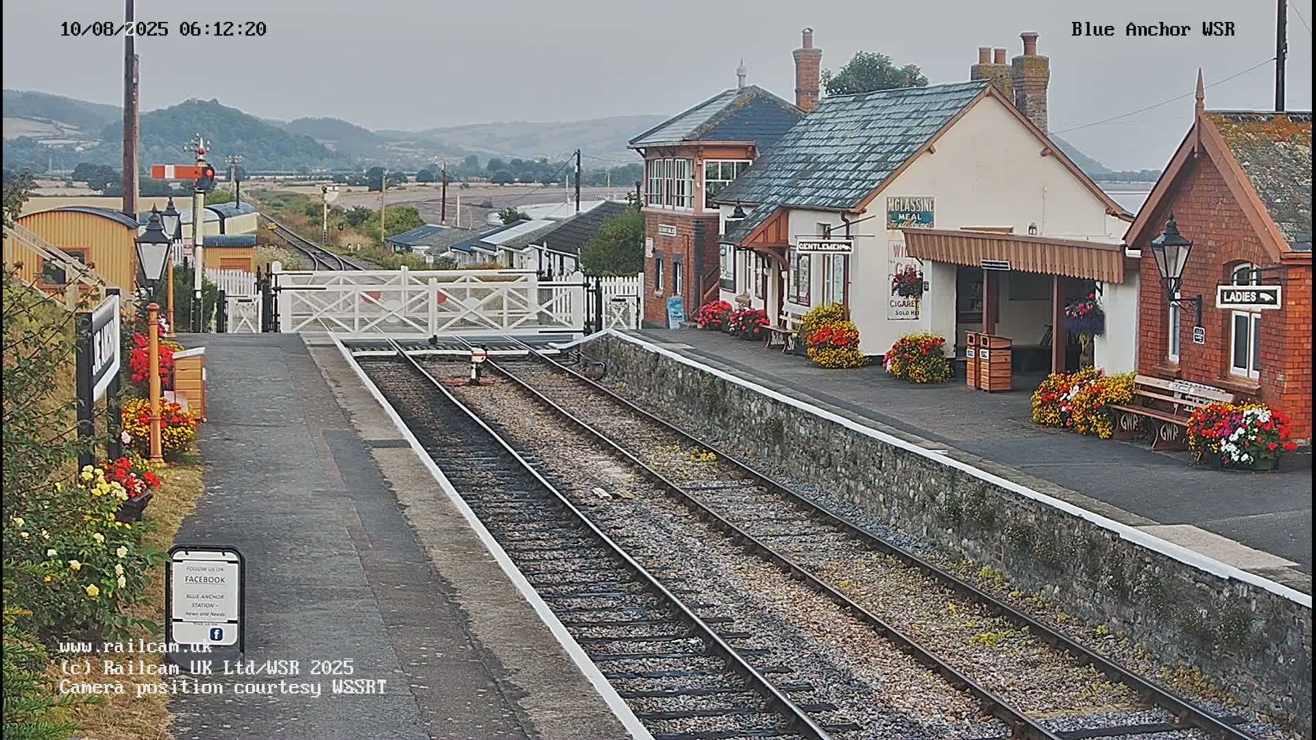 West Sommerset Railway Blue Anchor Station Live Cam - Somerset West and Taunton, Sommerset, South West, England, United Kingdom