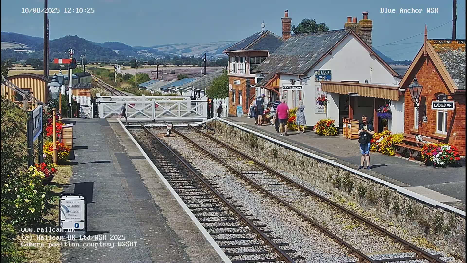 West Sommerset Railway Blue Anchor Station Live Cam - Somerset West and Taunton, Sommerset, South West, England, United Kingdom