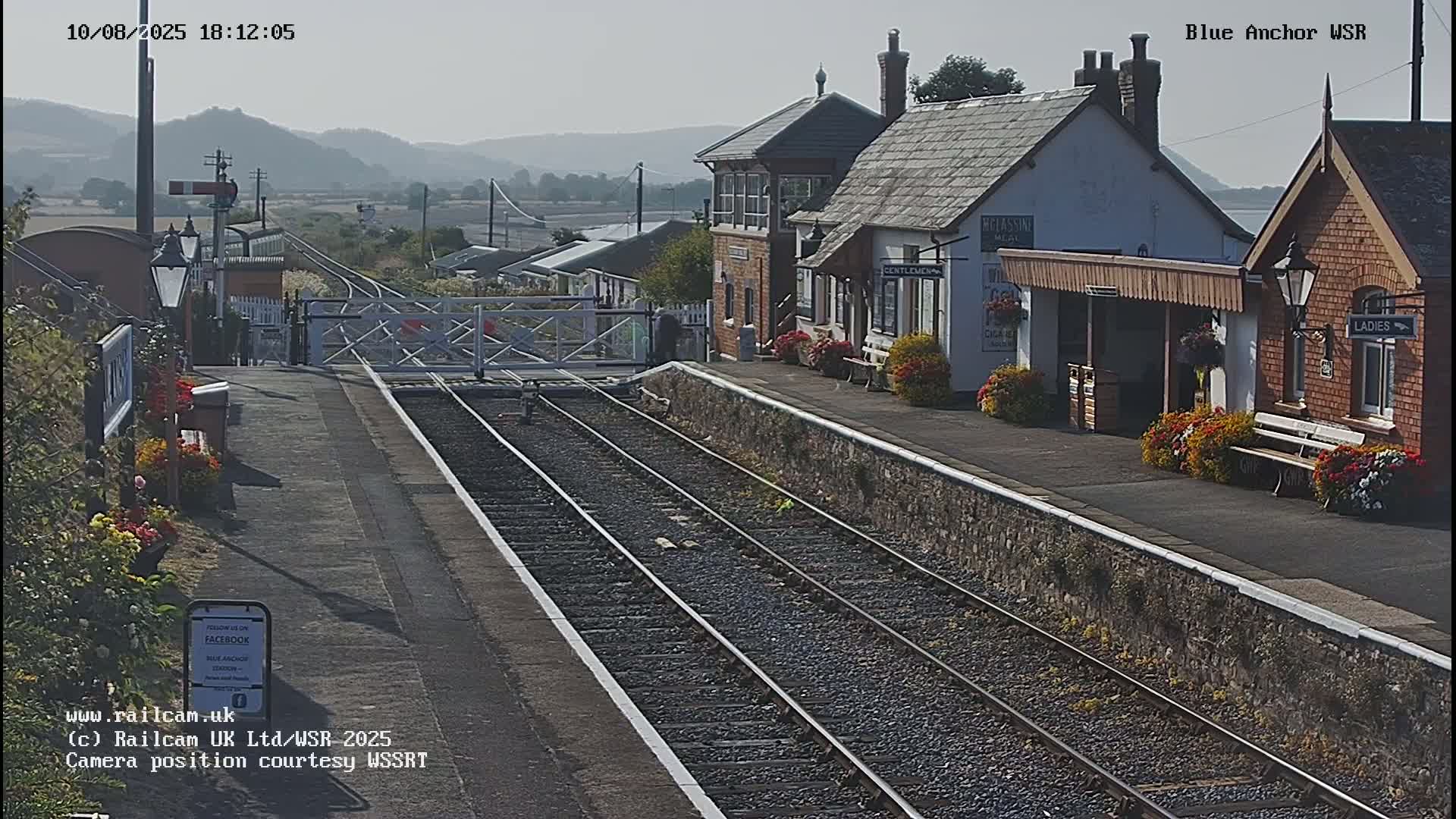 West Sommerset Railway Blue Anchor Station Live Cam - Somerset West and Taunton, Sommerset, South West, England, United Kingdom