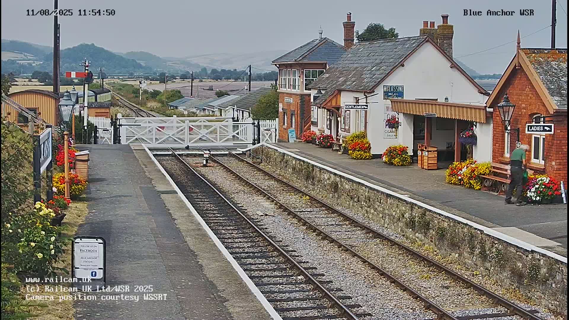 West Sommerset Railway Blue Anchor Station Live Cam - Somerset West and Taunton, Sommerset, South West, England, United Kingdom