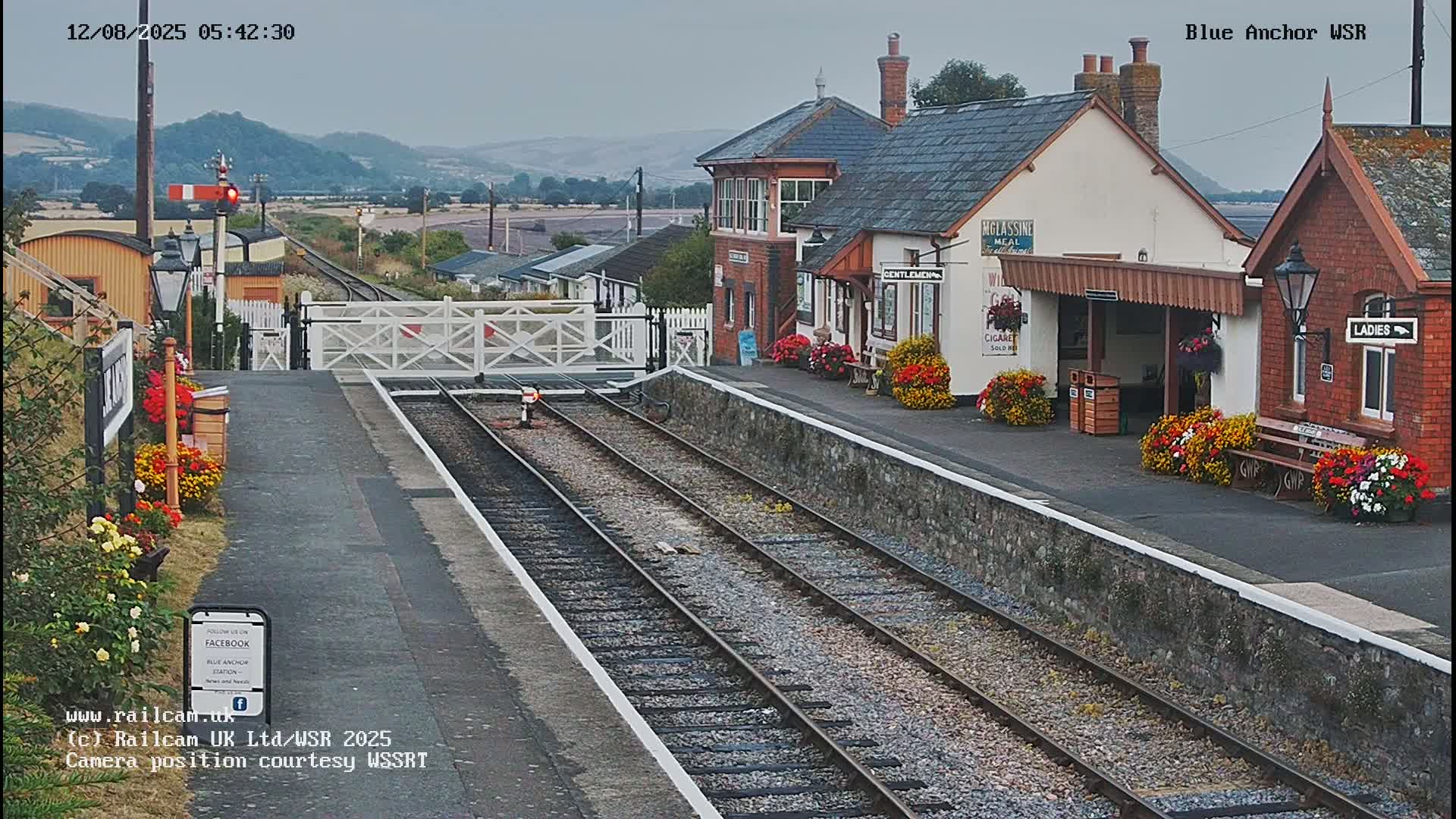 West Sommerset Railway Blue Anchor Station Live Cam - Somerset West and Taunton, Sommerset, South West, England, United Kingdom