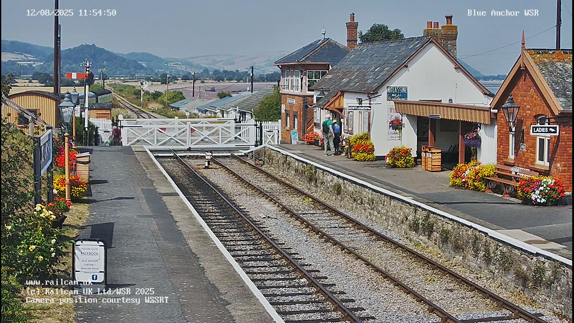 West Sommerset Railway Blue Anchor Station Live Cam - Somerset West and Taunton, Sommerset, South West, England, United Kingdom